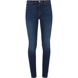 7 For All Mankind High Waist Skinny Jeans