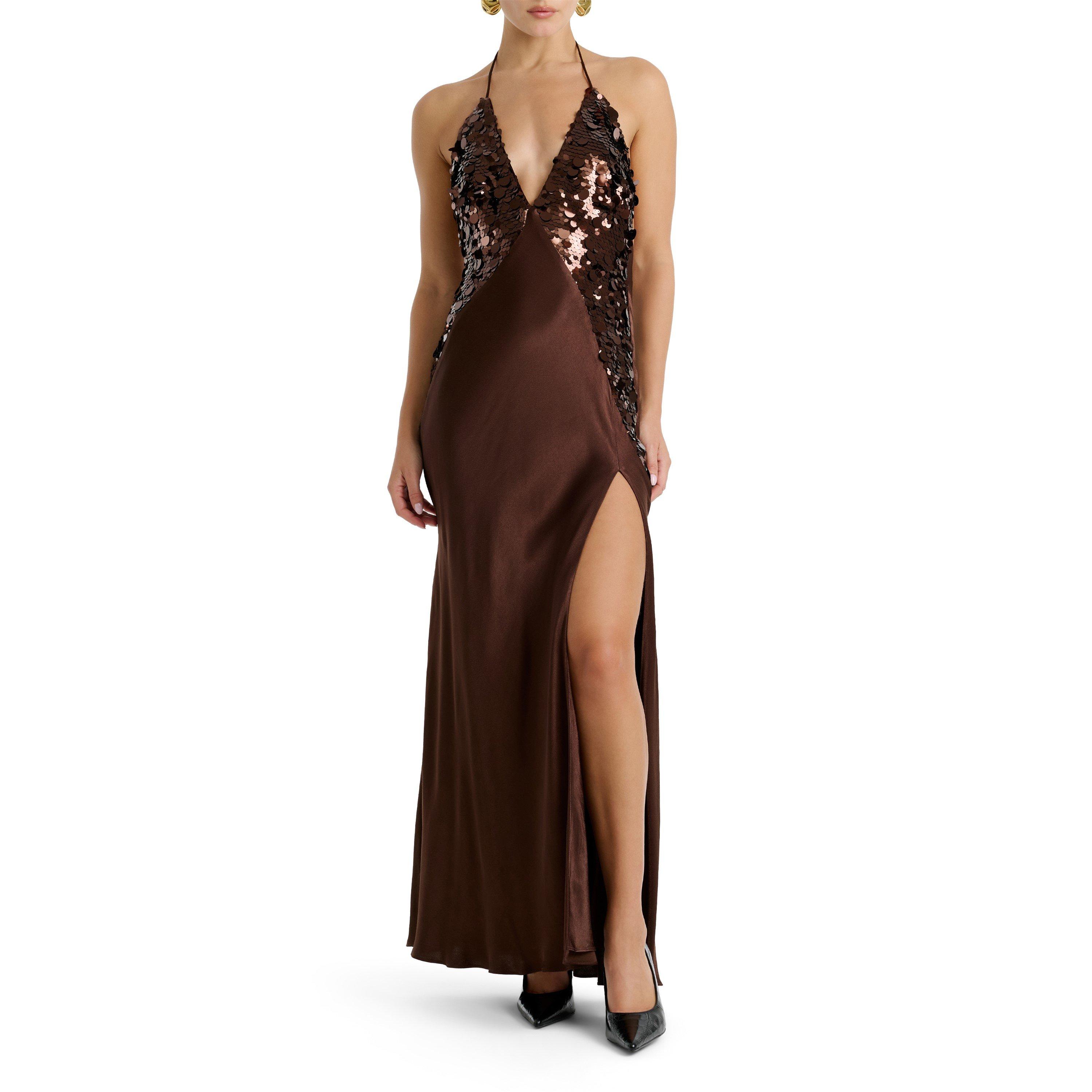 Brown - Bardot - BD Yve Dress Ld64 - 4