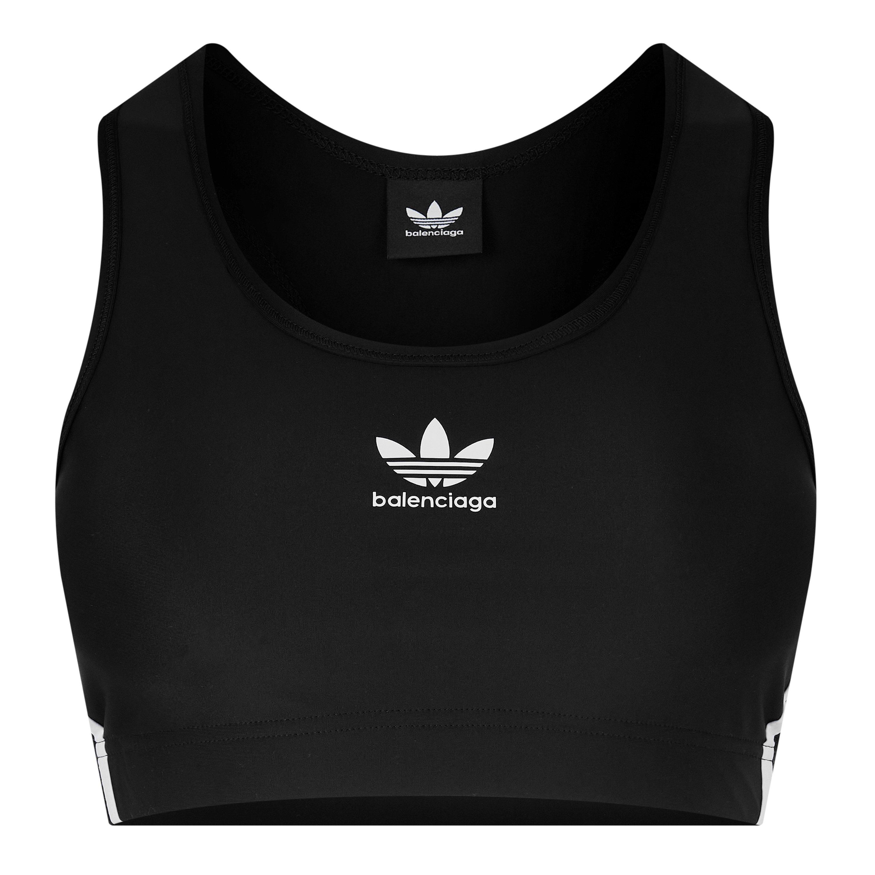 Balenciaga Women's Soft Fabric Tank Vest - Blk/Wt 1077 - 14 (L)