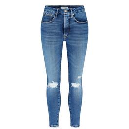 Good American Waist Crop Skinny Jeans