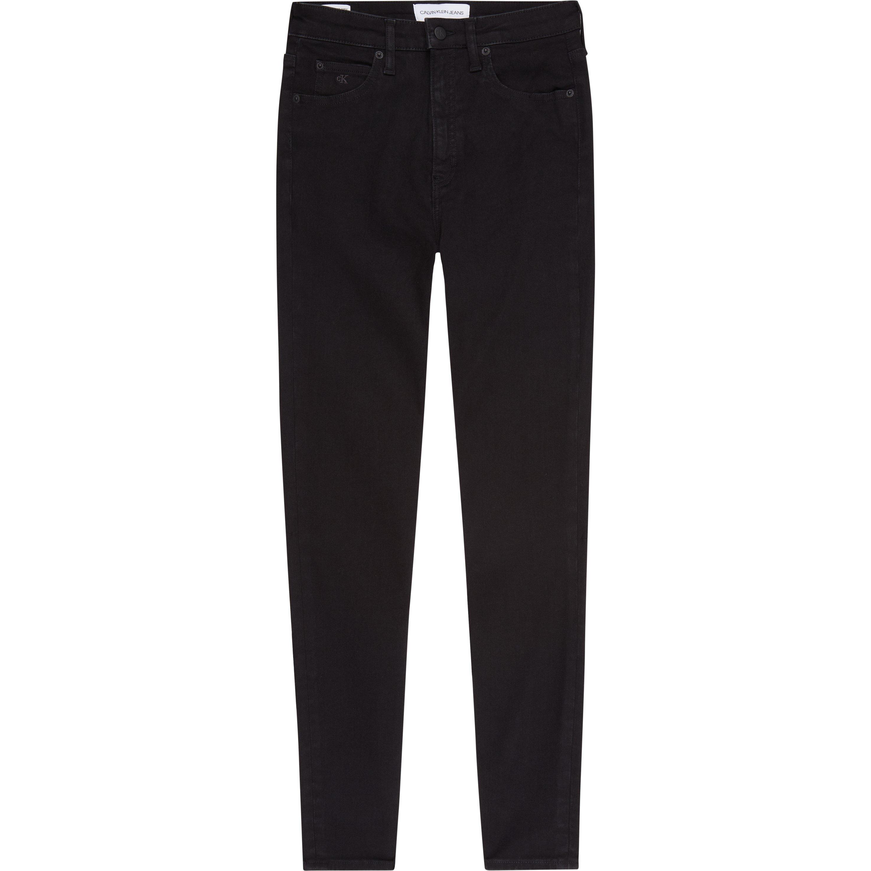 Denim Black - Calvin Klein Jeans - High Rise Super Skinny Jeans - 1