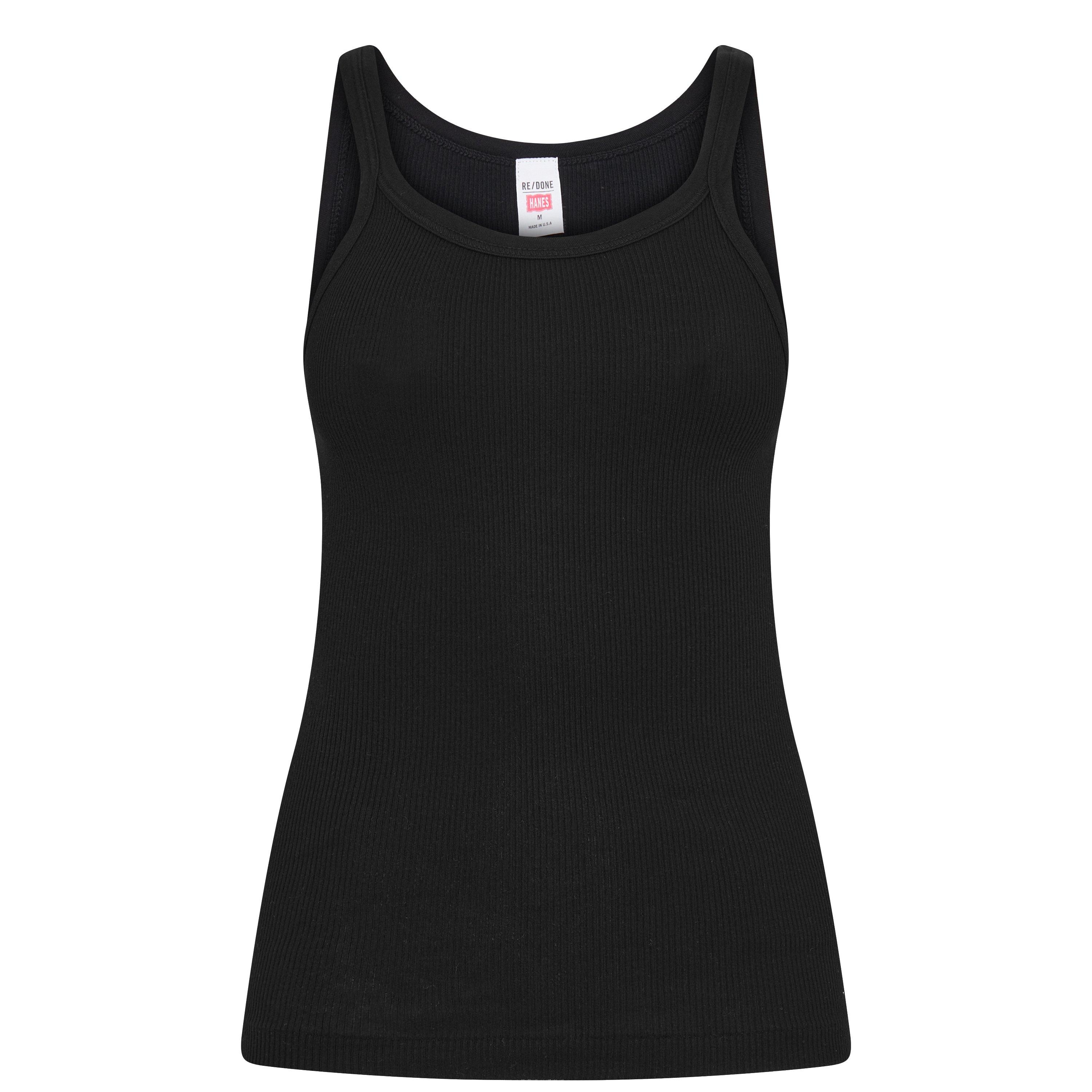 Black - Redone - Ribbed Tank - 5