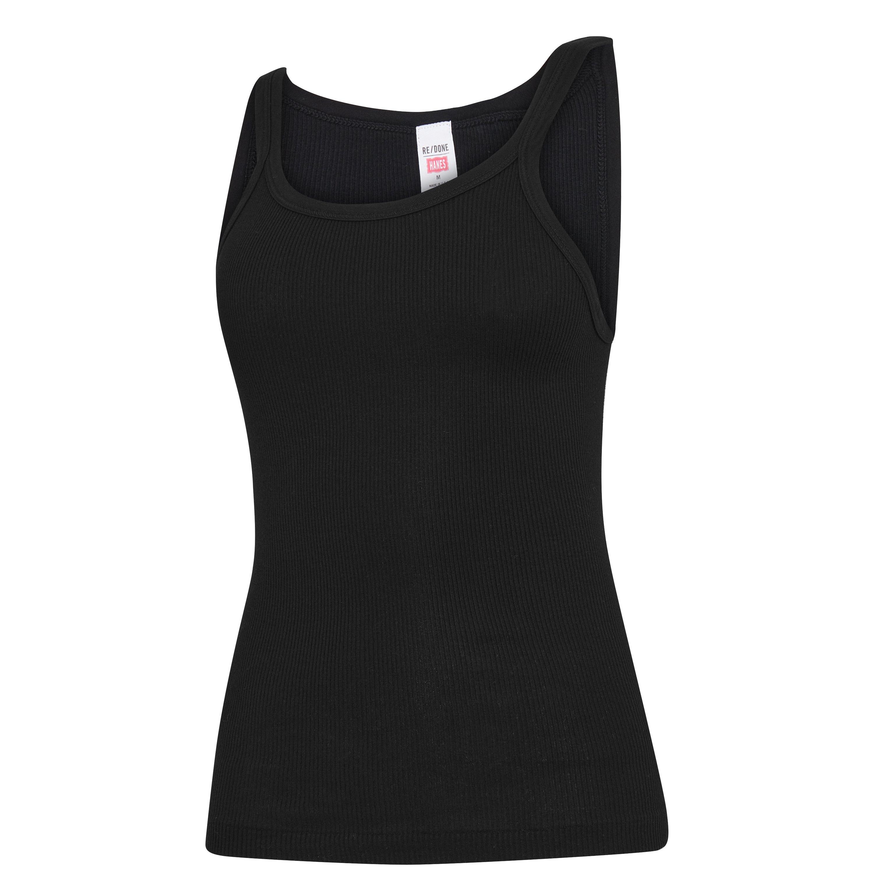 Black - Redone - Ribbed Tank - 7