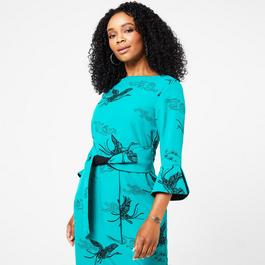 Biba Biba Tie Midi Dress