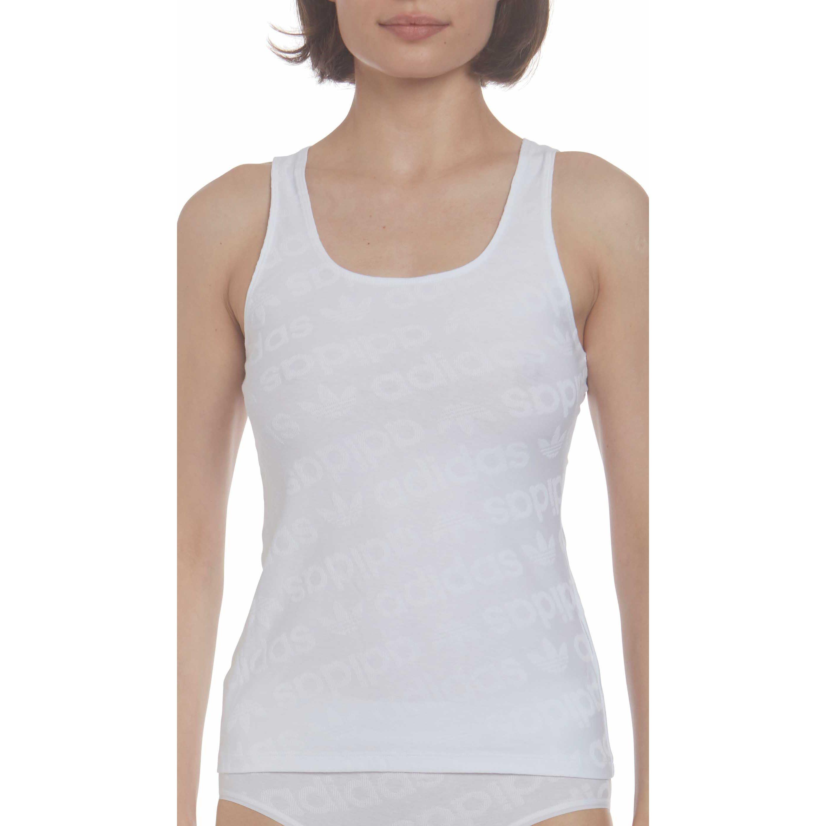 White - adidas Originals - Originals All-Over Logo Vest - 2