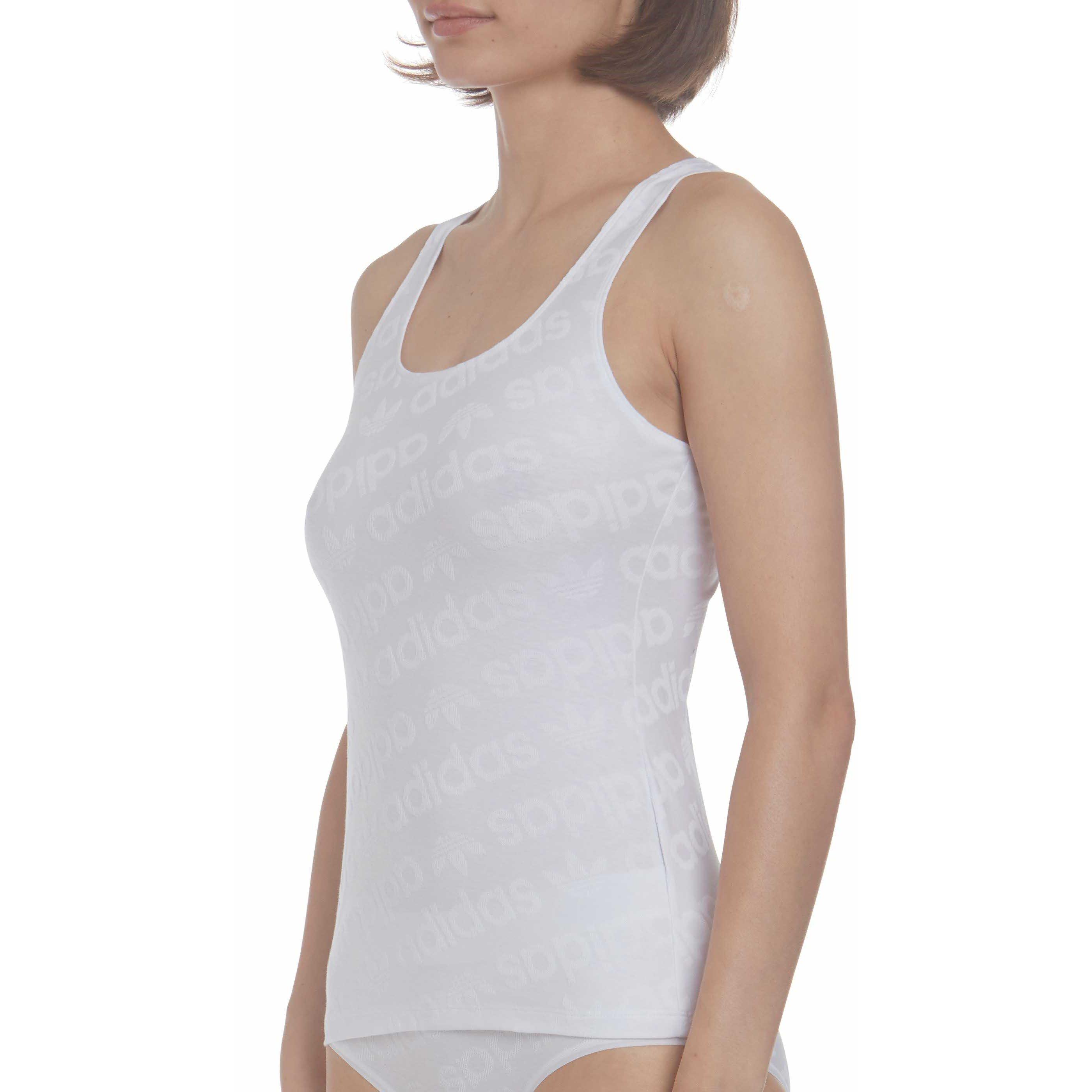White - adidas Originals - Originals All-Over Logo Vest - 3