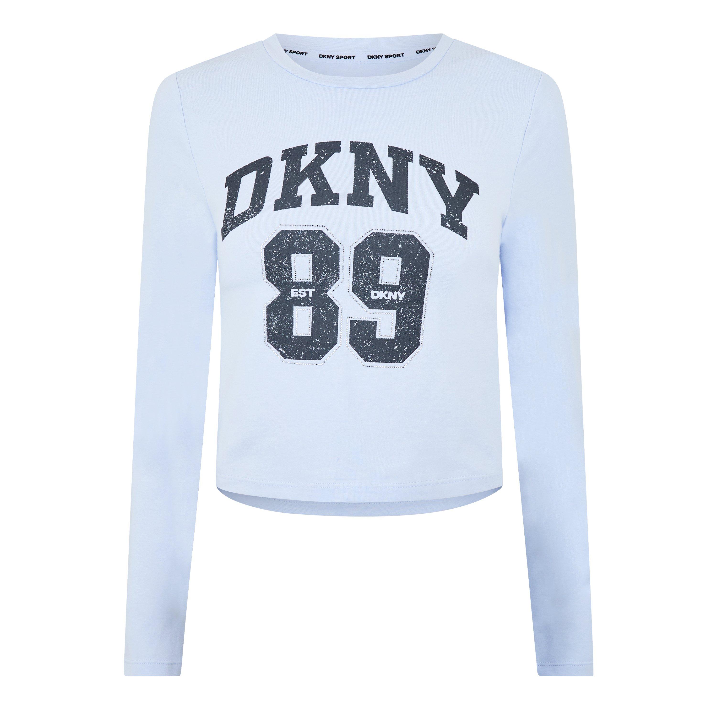 RAIN - DKNY - Women's Logo Long Sleeve T-Shirt - 5