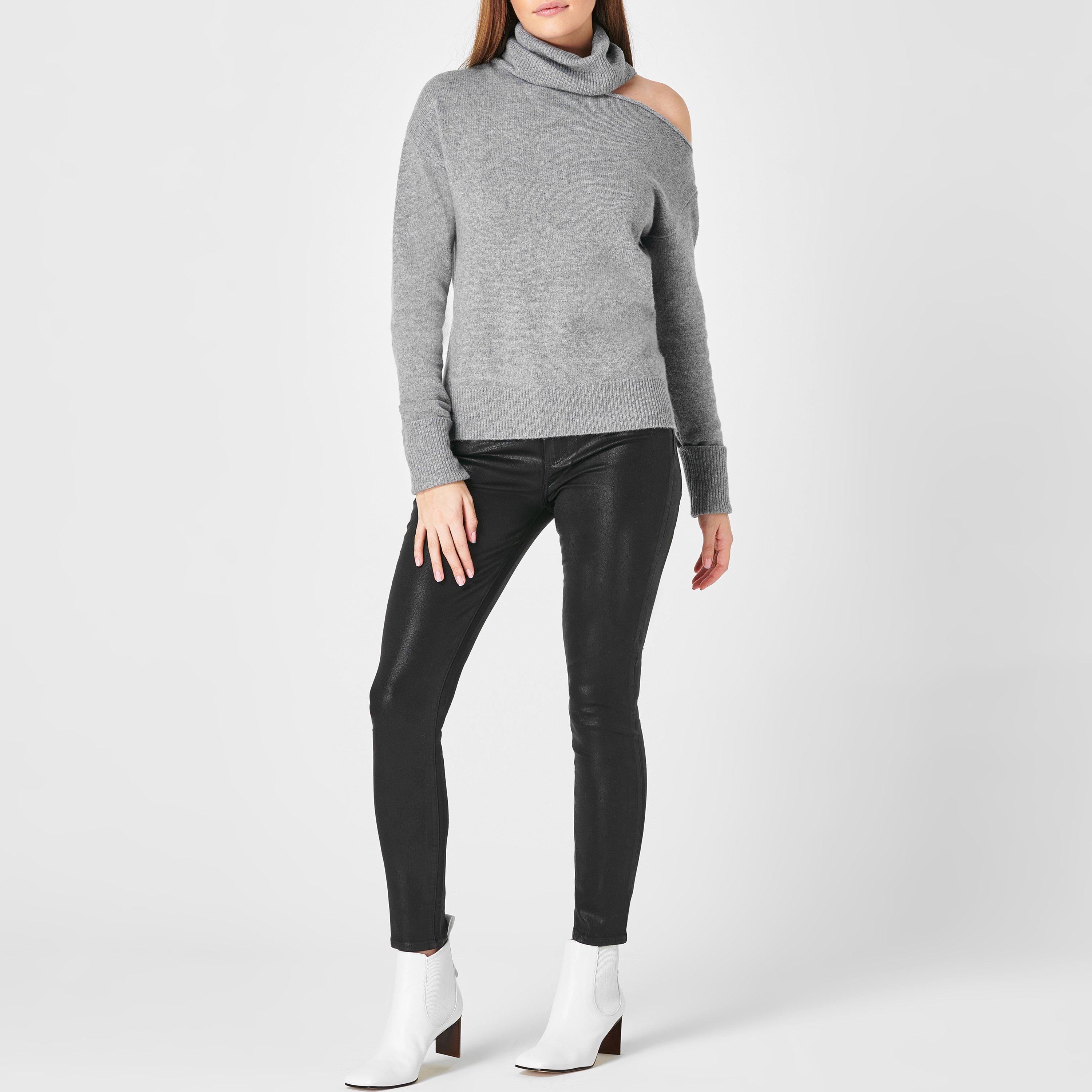 Black Fog Lu - Paige - Hoxton Ankle Skinny Jeans Womens - 3