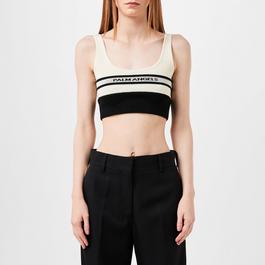 Palm Angels Logo Bra Top