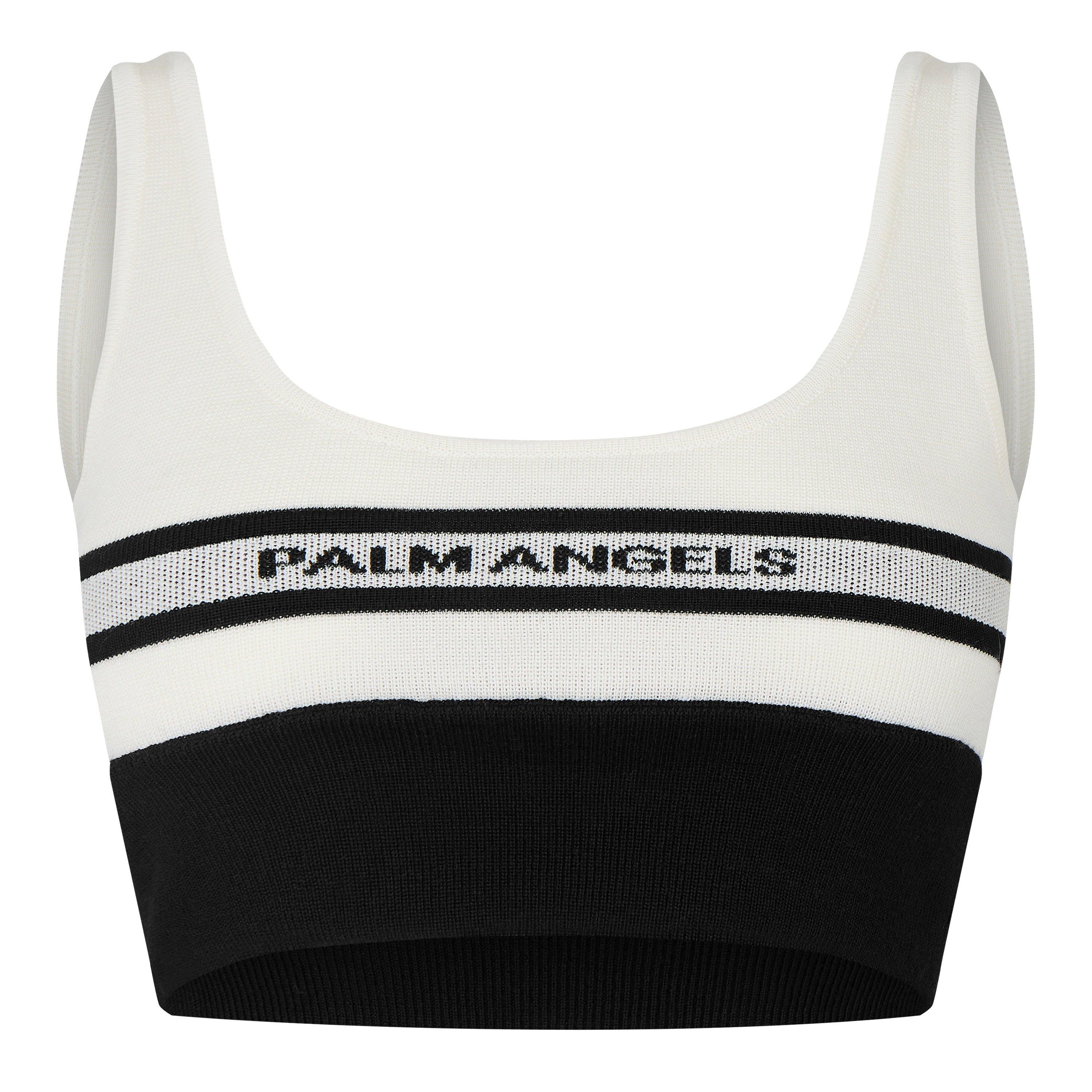 Blk/Bttr 1004 - Palm Angels - Logo Bra Top - 5