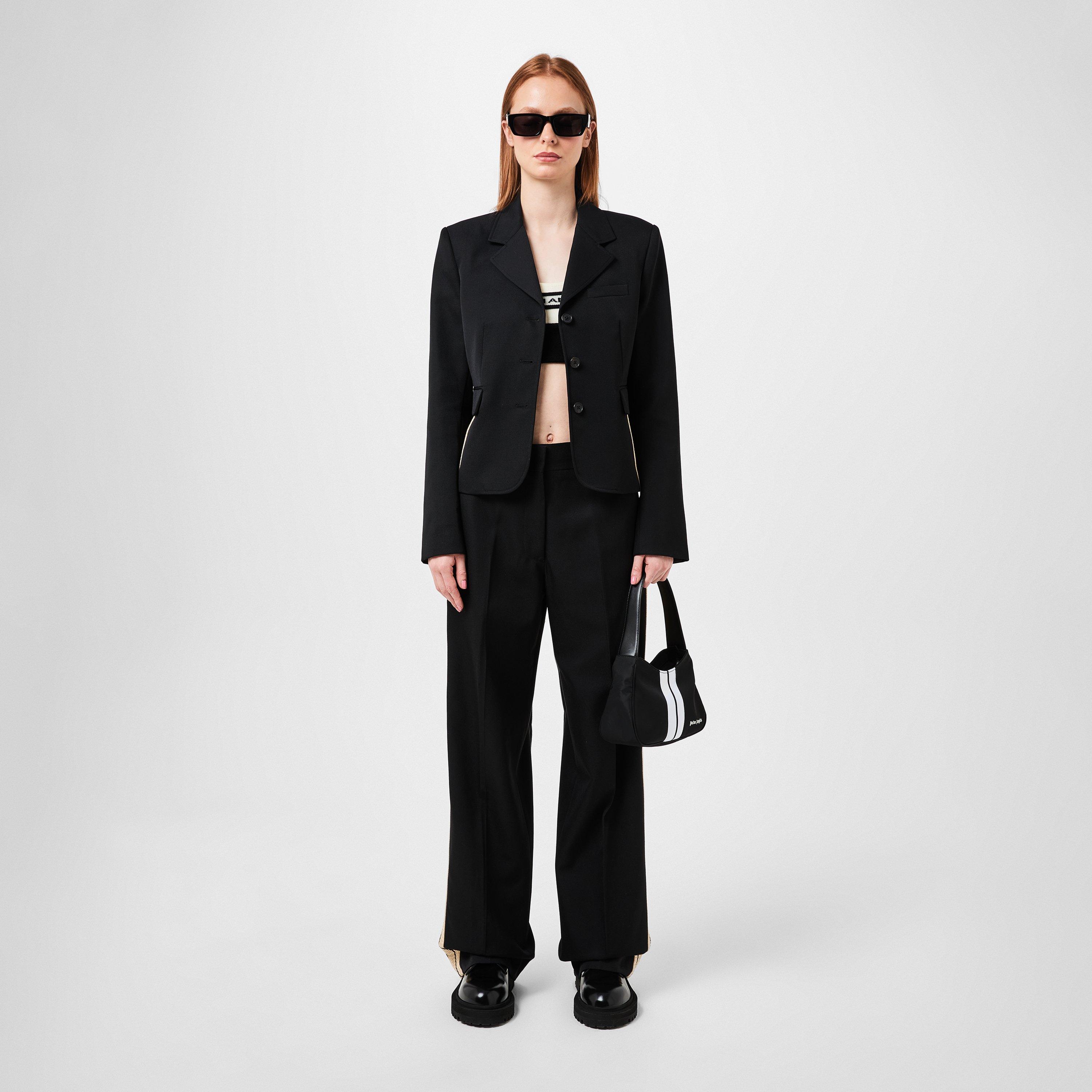 Blk/Bttr 1004 - Palm Angels - Logo Bra Top - 4