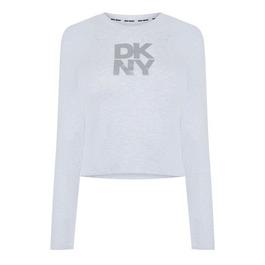 DKNY Logo Long Sleeve T Shirt