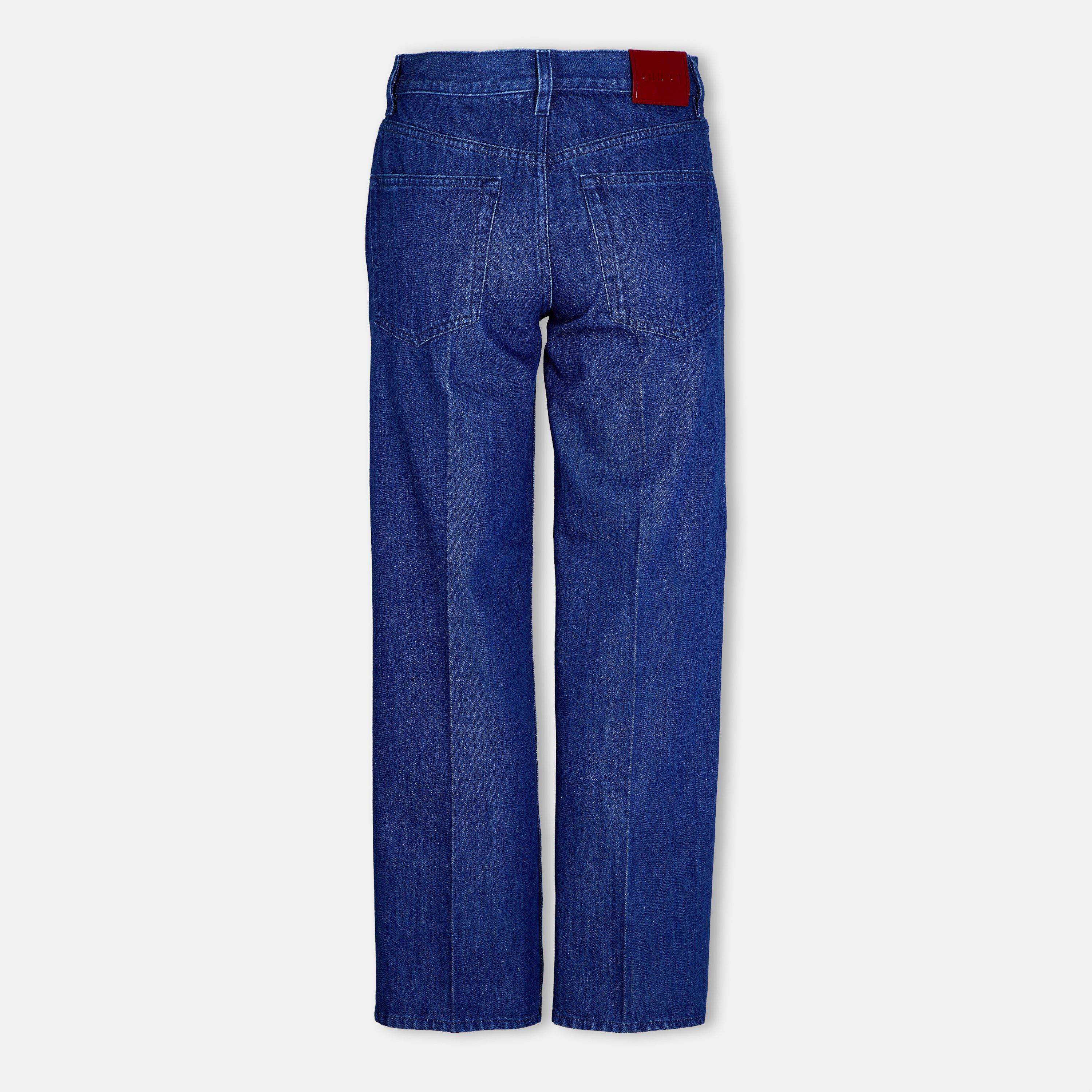 Dark Blue - Gucci - Straight Leg Jeans - 2