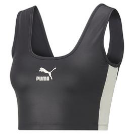 Puma T7 Shiny Womens Cropped Tank Top