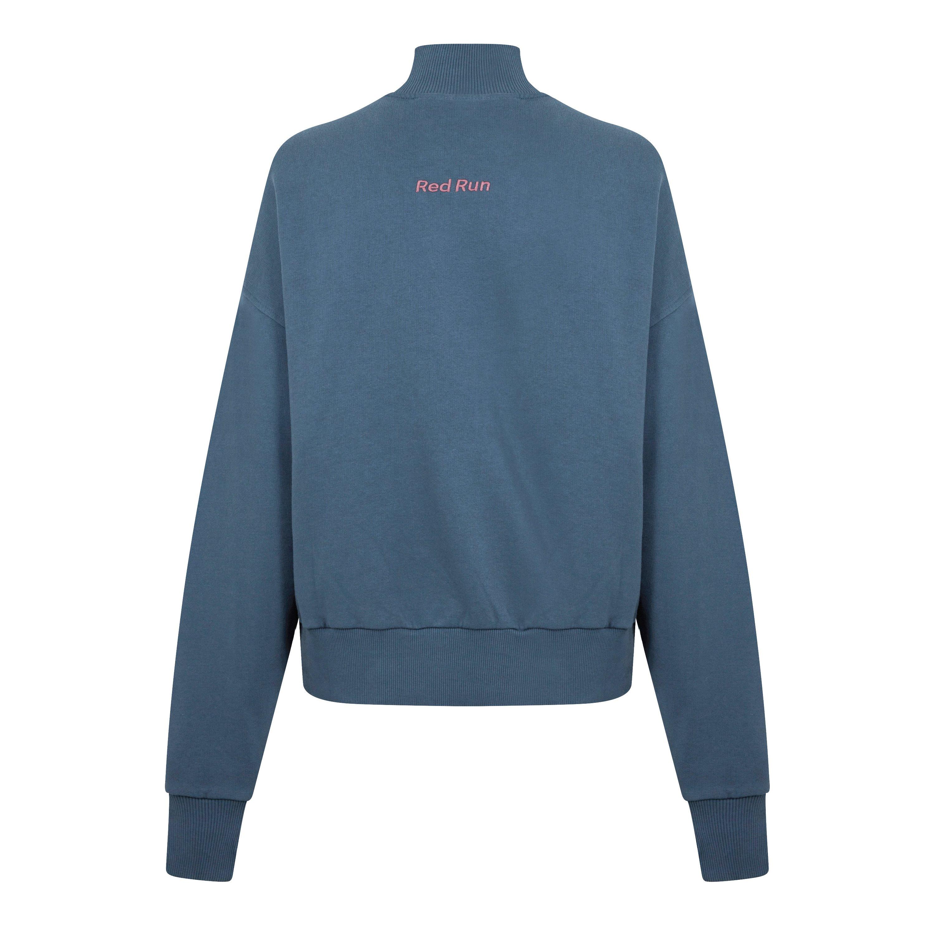 Midnight - Red Run - Quarter Zip Cotton Jumper - 8