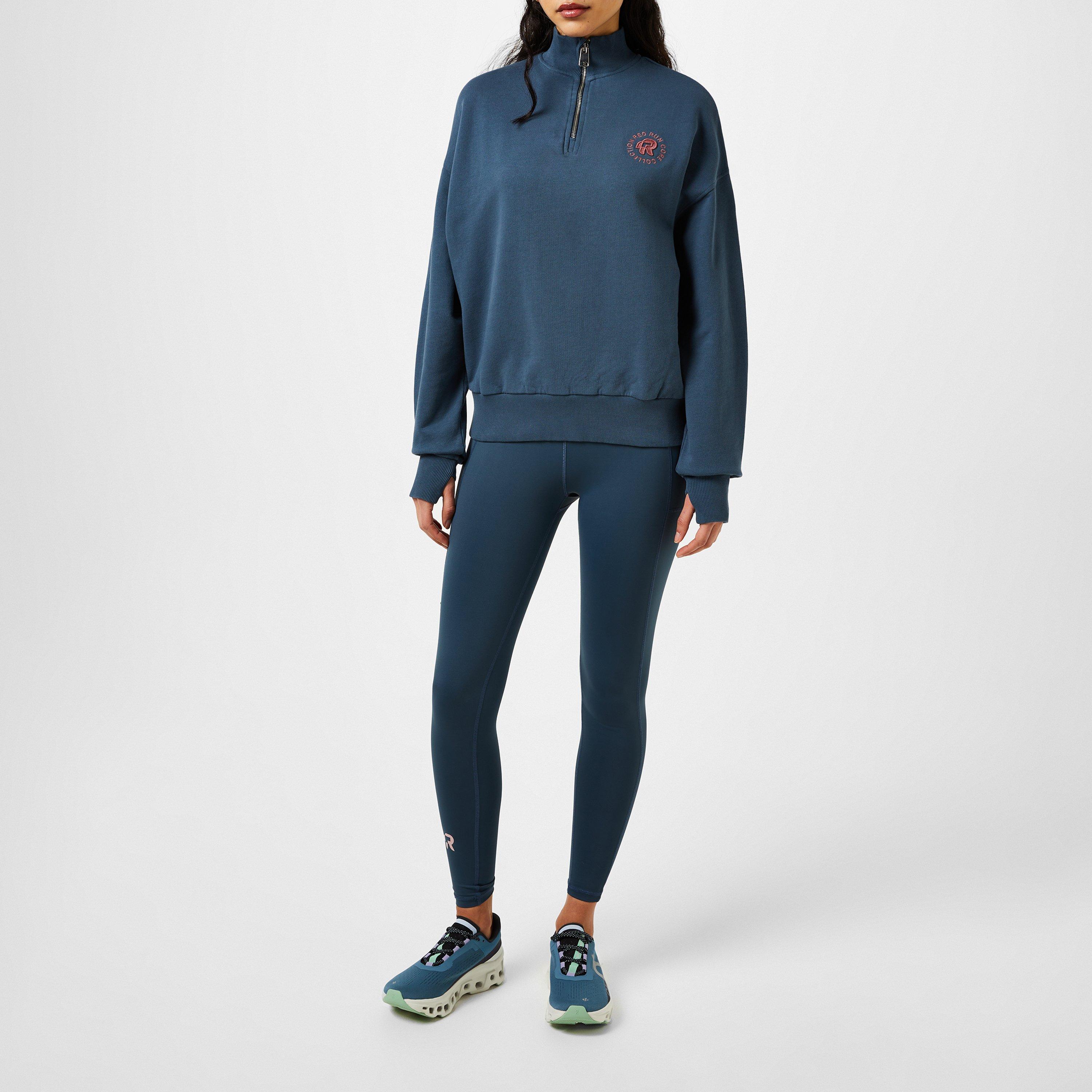 Midnight - Red Run - Quarter Zip Cotton Jumper - 5