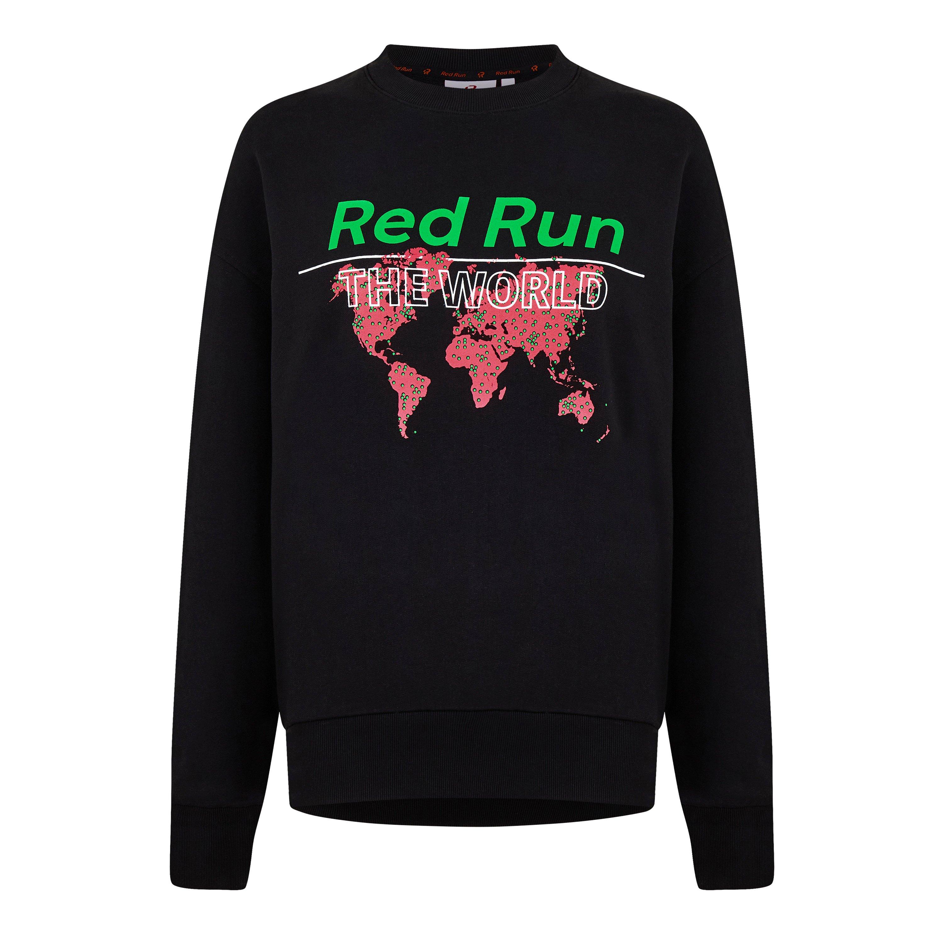 Black/Multi - Red Run - Women's Graphic Logo Crew Sweatshirt - 5