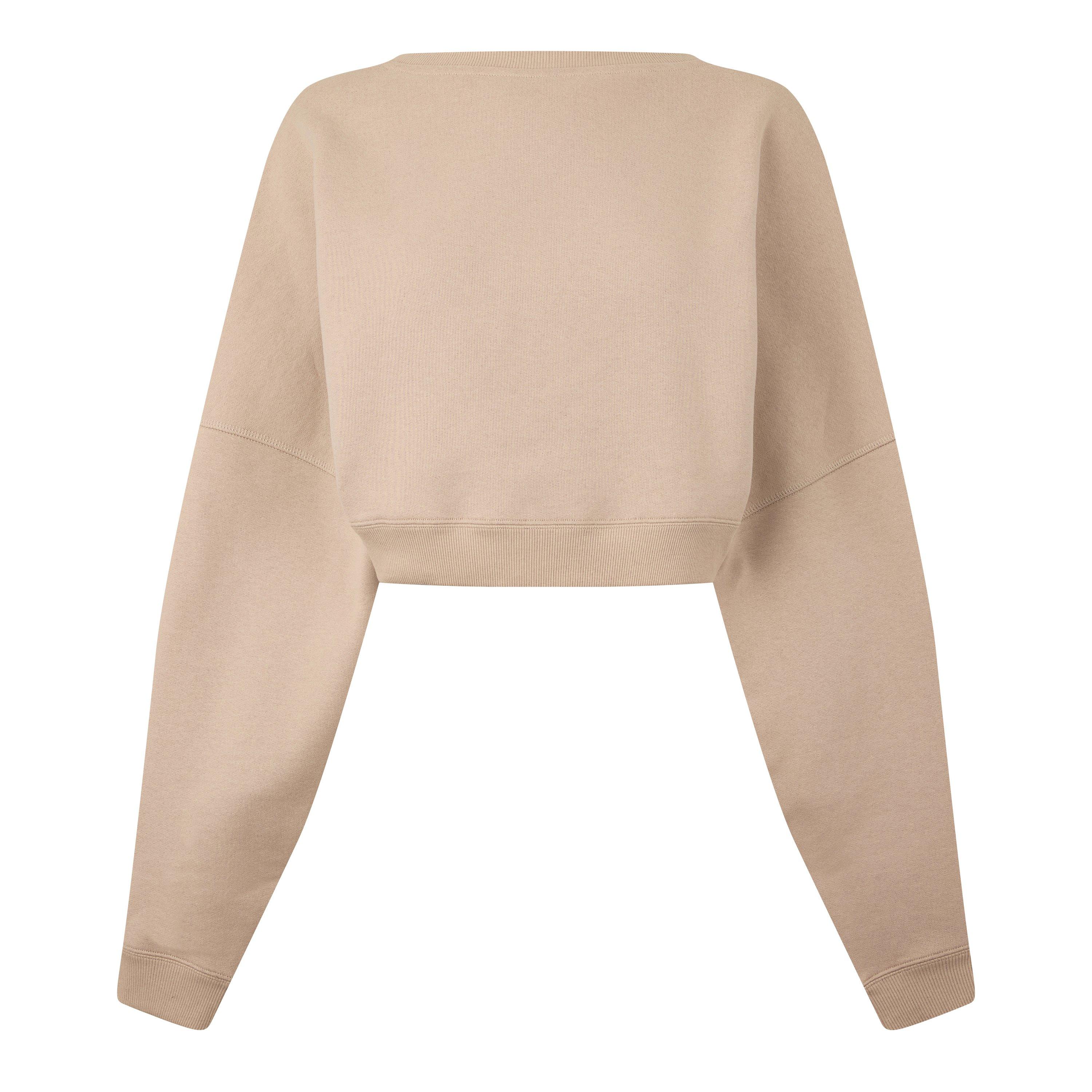 Poudre - Saint Laurent - Cropped Fleece Sweatshirt - 5