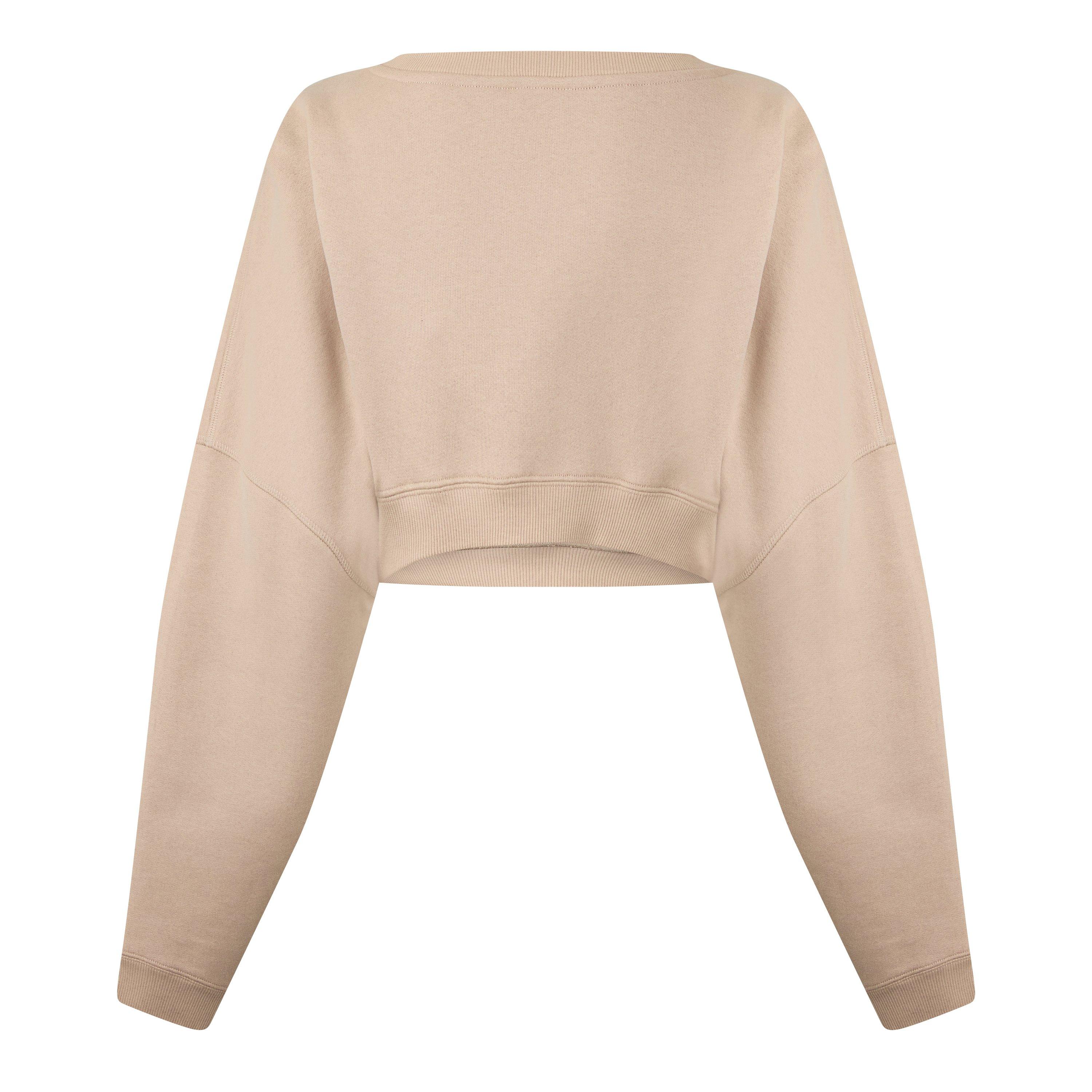 Poudre - Saint Laurent - Cropped Fleece Sweatshirt - 6