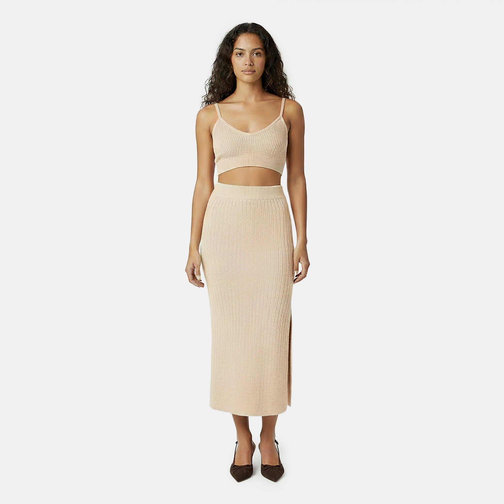 Stone - Jack Wills - Knit Midi Skirt - 5