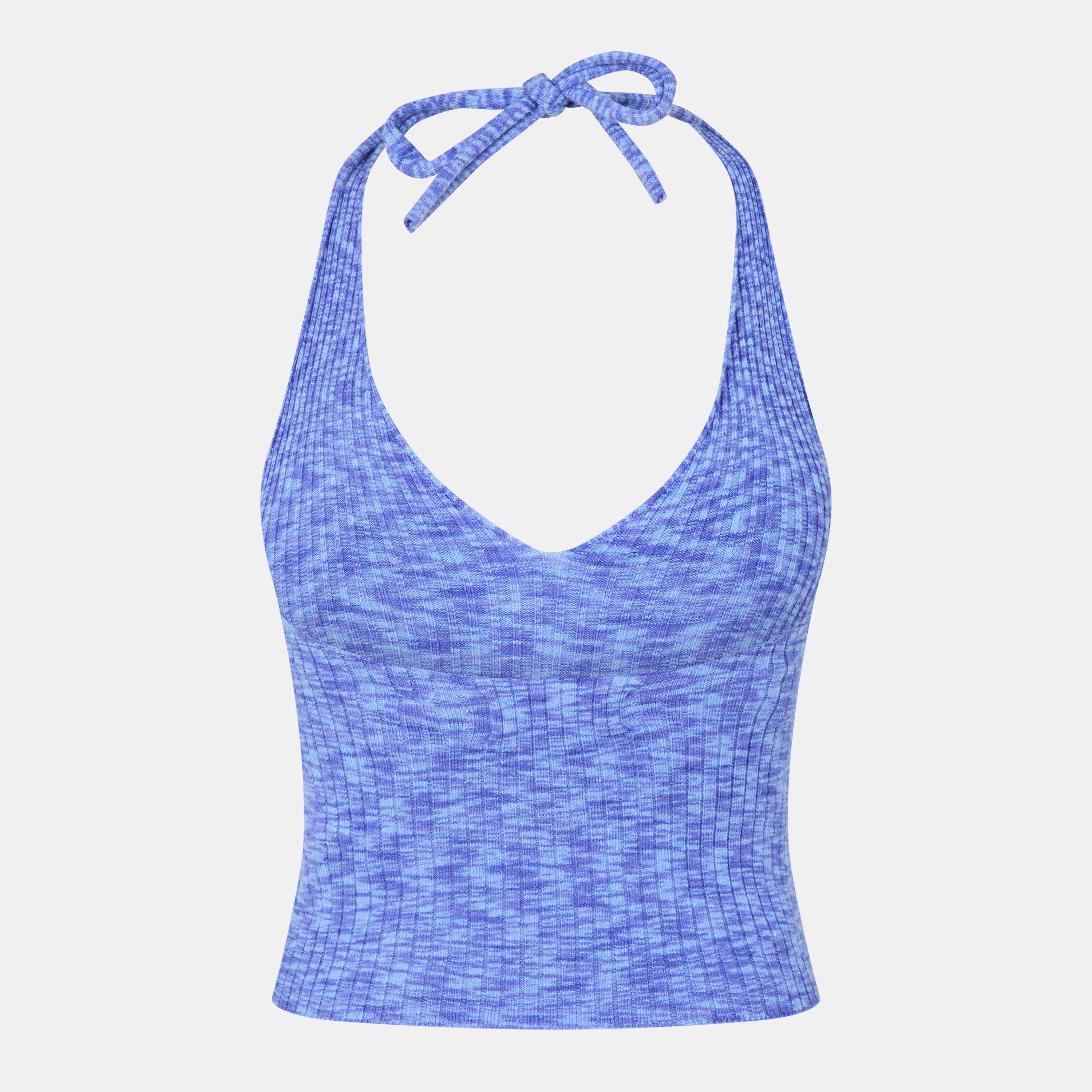 Blå Space Dye - Jack Wills - Space Dye Knit Top - 2