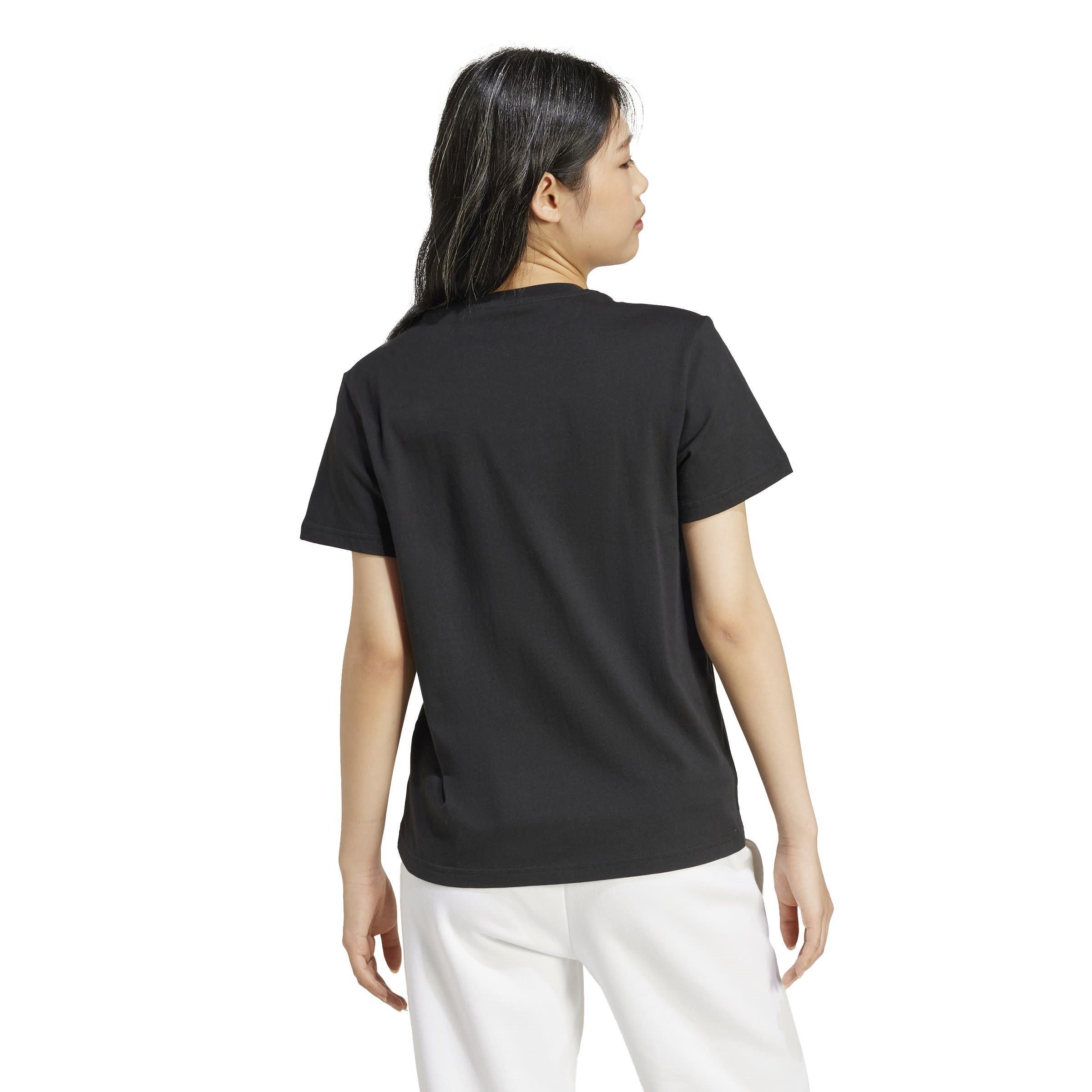 Black - adidas - Mystic Graphic T-Shirt Womens - 3