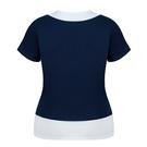 Marineblau/Weiß - Golddigga - Double Layer T Shirt Ladies - 2