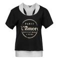 Double Layer T Shirt Ladies