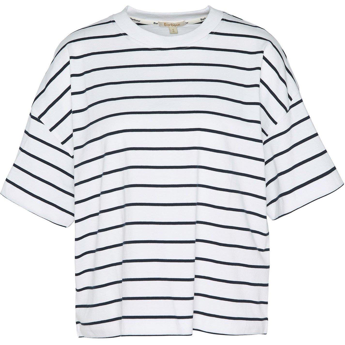Cloud/Navy - Barbour - Marnie Striped T-Shirt - 6