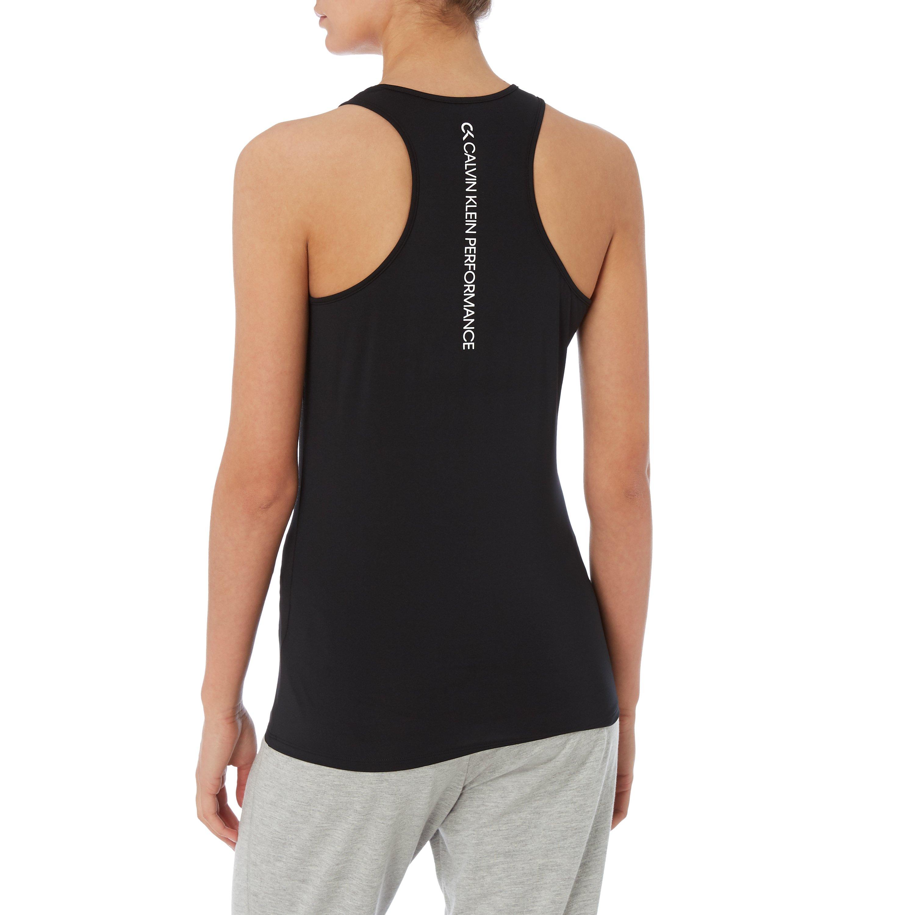 Black - Calvin Klein - Logo Tank Top - 3