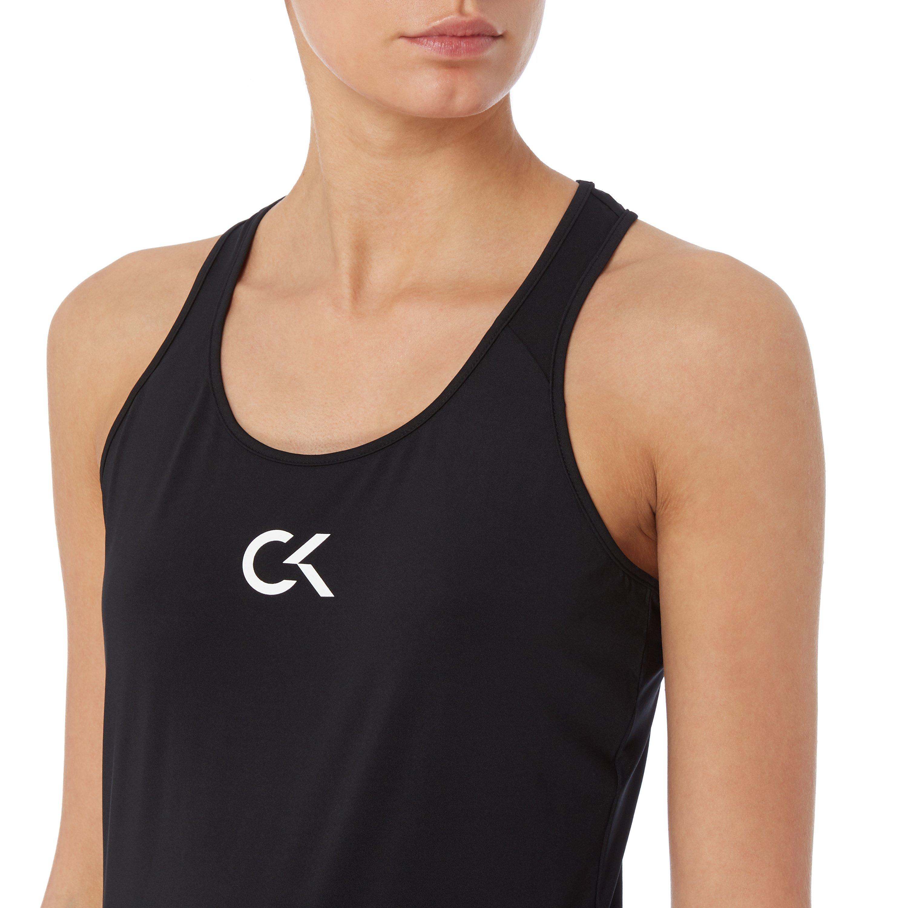 Black - Calvin Klein - Logo Tank Top - 4