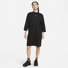 Nike Sportswear Phoenix Fleece Womens Oversized 3 4 Sleeve Dress