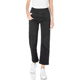 Replay cropped embroidered jeans