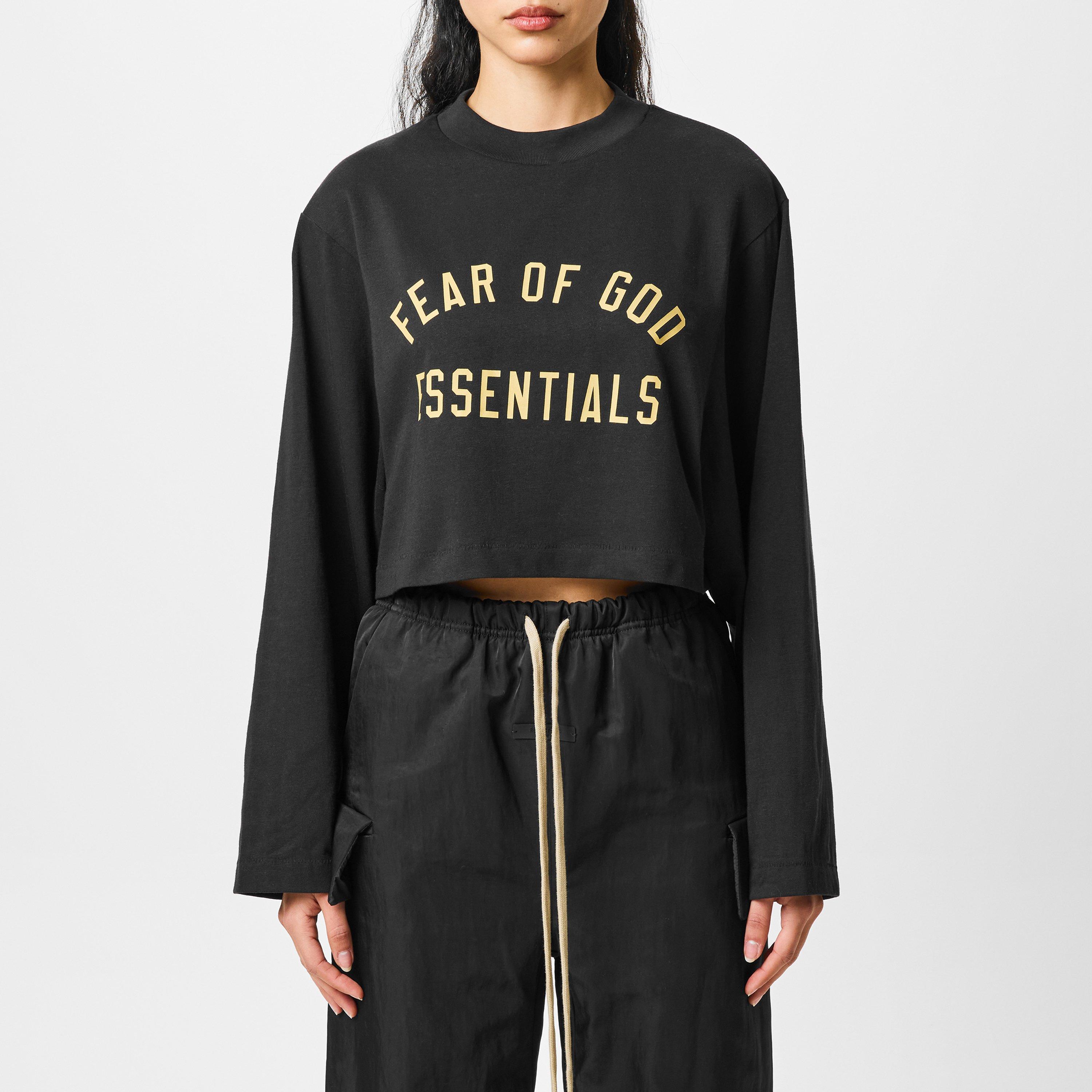 Fear Of God Essentials | Long Sleeve Cropped T-Shirt | Cropped T