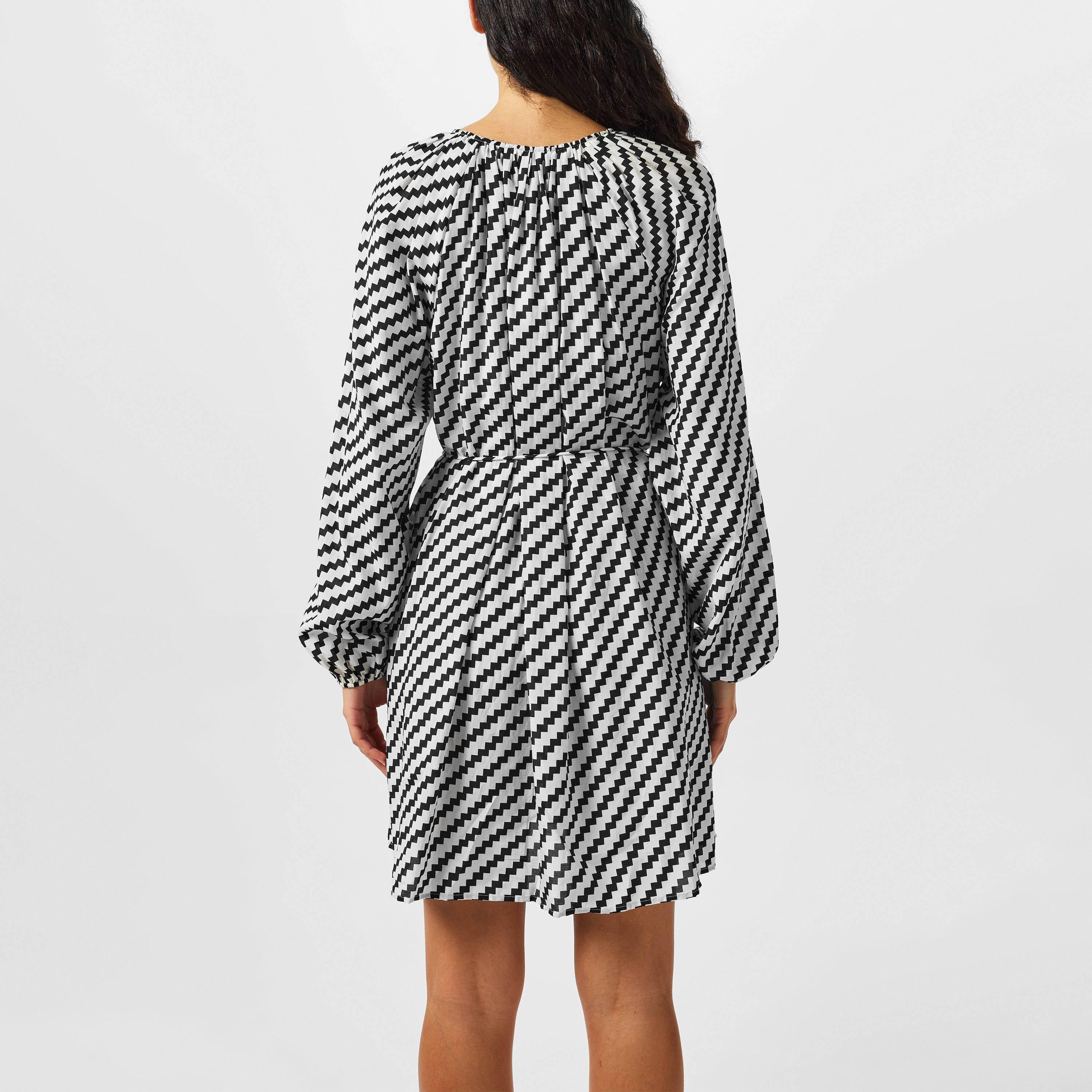 Black Allover - Tommy Hilfiger - Zag  Dress - 3
