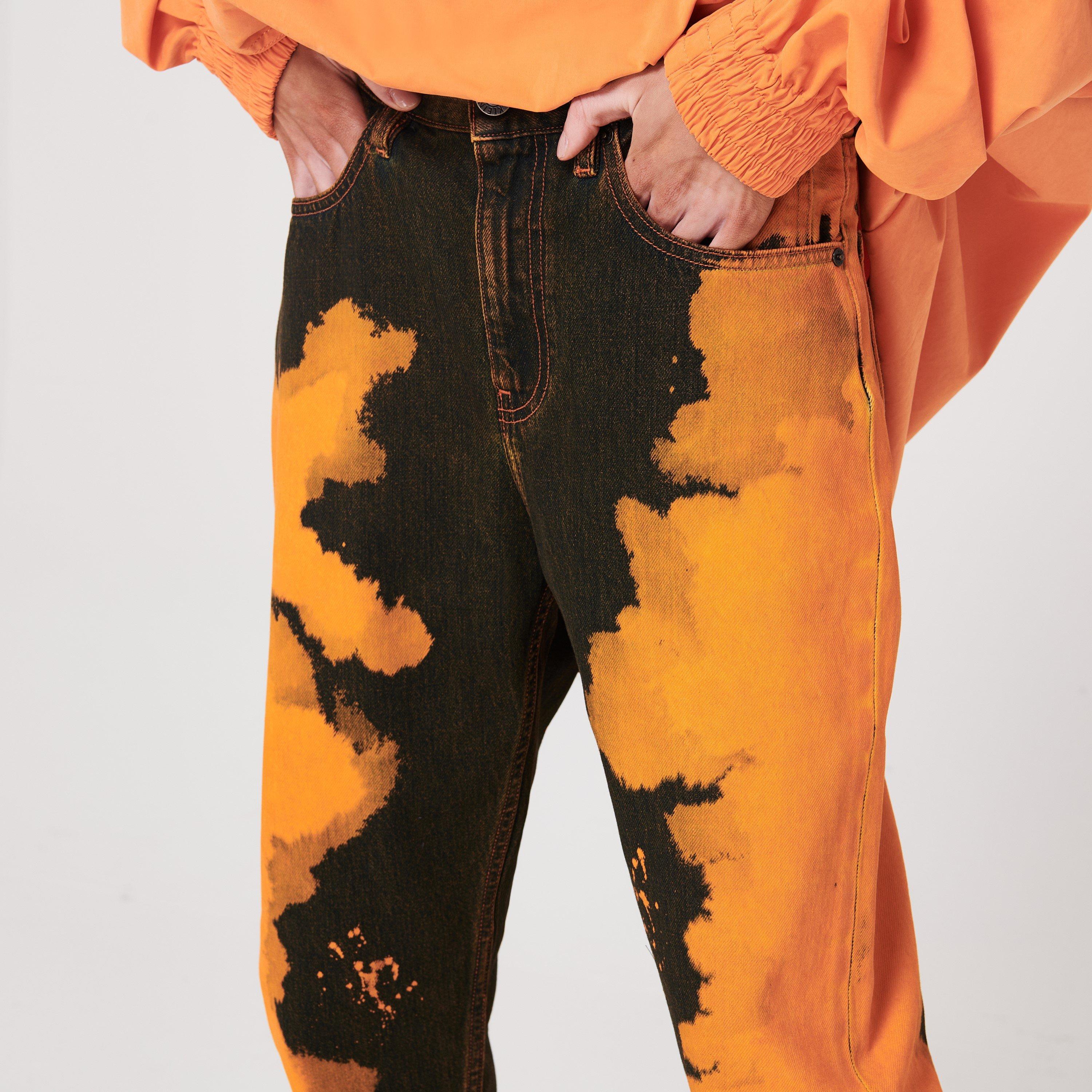 Bleach Dye 1BJ - Calvin Klein Jeans - Narrow Linear Jeans - 4