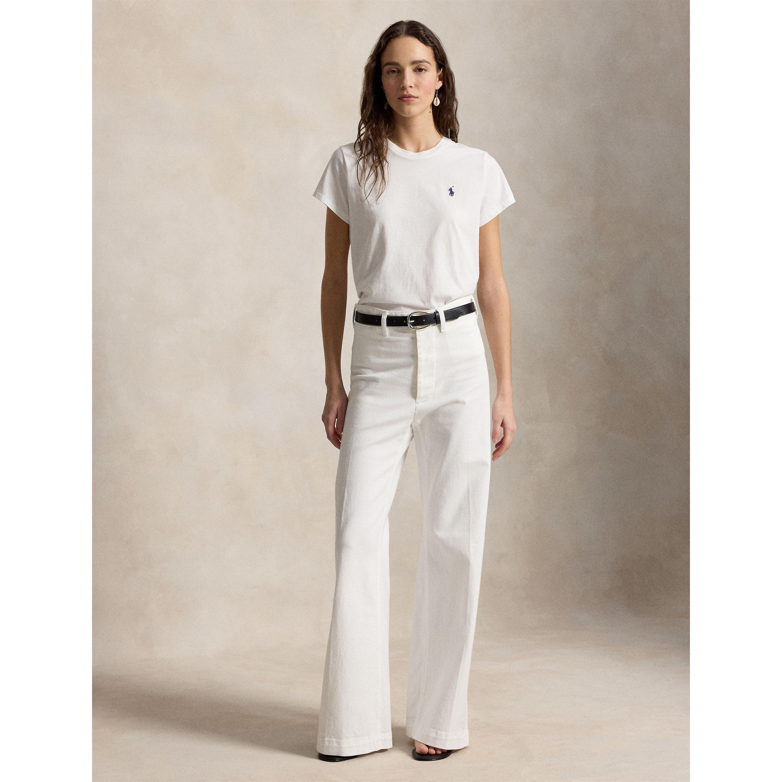WHITE - Polo Ralph Lauren - Women's Round-Neck T-Shirt - 5