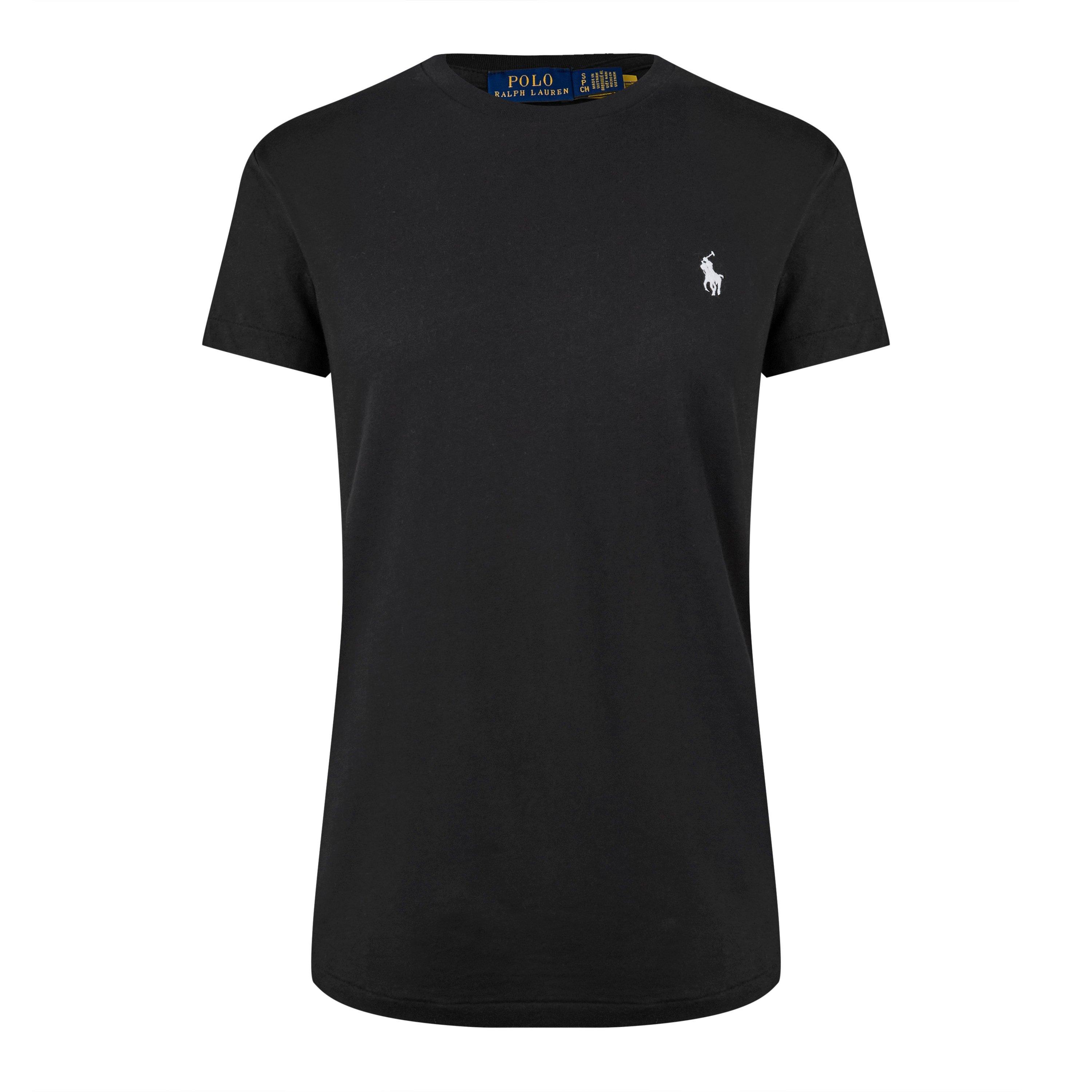 Polo Ralph Lauren Women's Round-Neck T-Shirt - Polo Black - 14 (L)