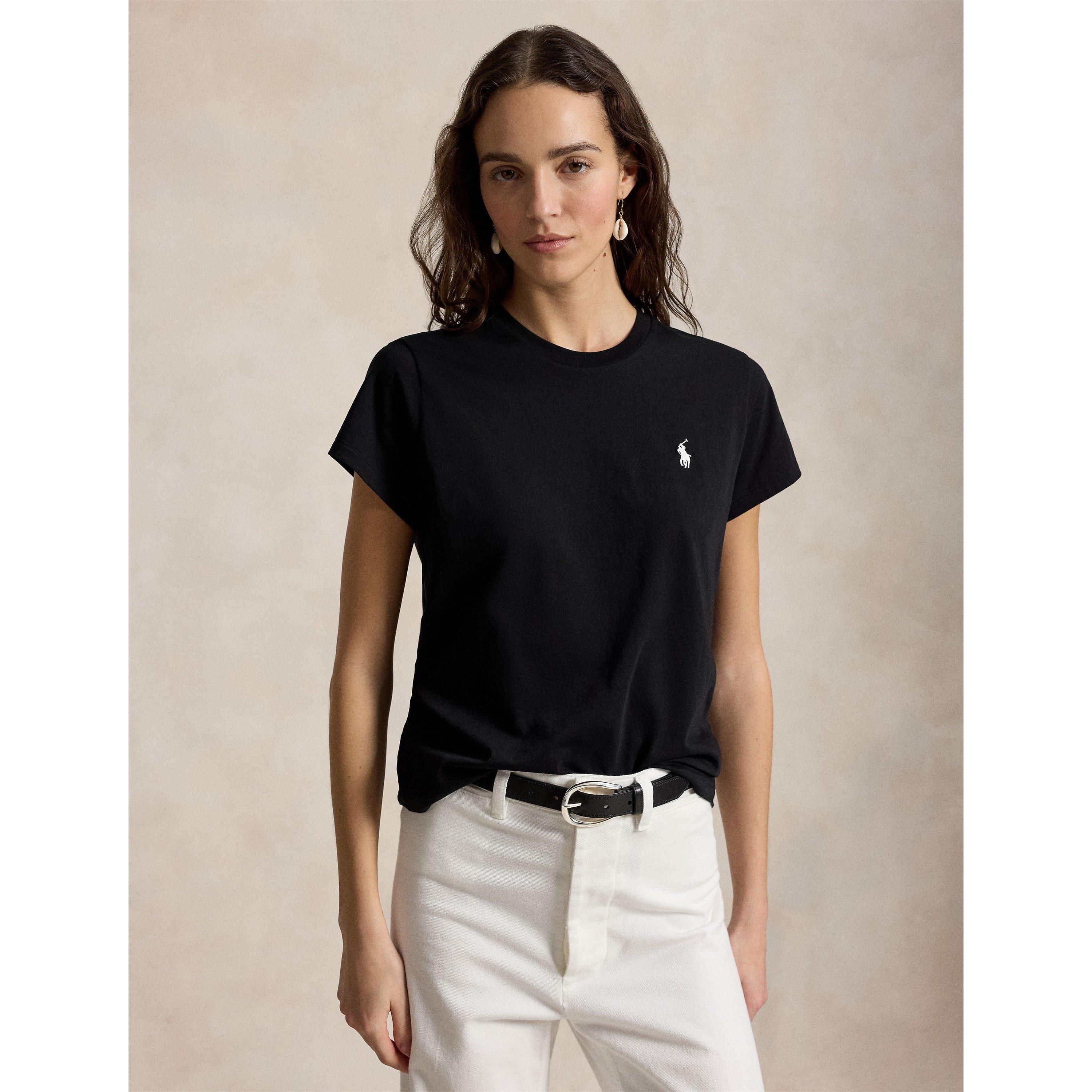 POLO BLACK - Polo Ralph Lauren - Women's Round-Neck T-Shirt - 3