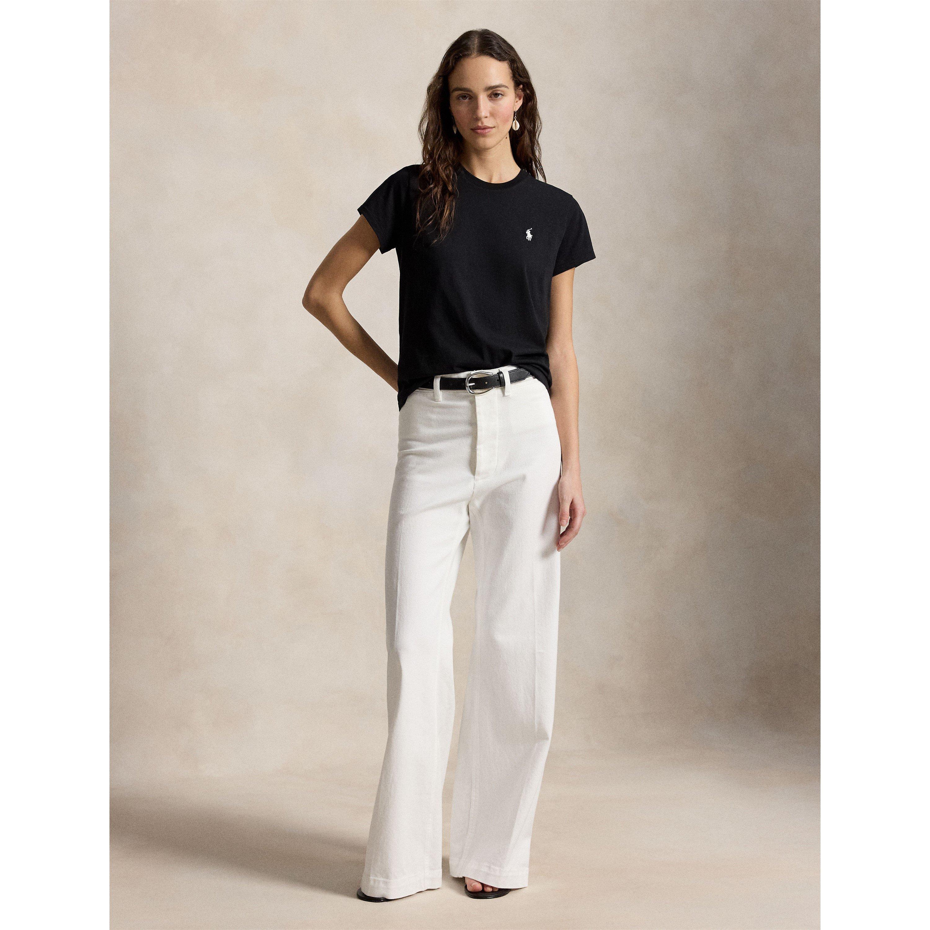 POLO BLACK - Polo Ralph Lauren - Women's Round-Neck T-Shirt - 6