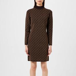 MICHAEL Michael Kors Logo Jacquard Dress