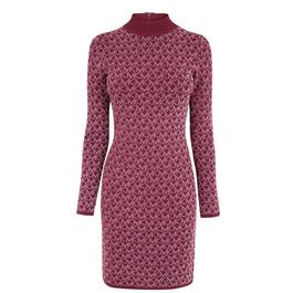 MICHAEL Michael Kors Logo Jacquard Dress