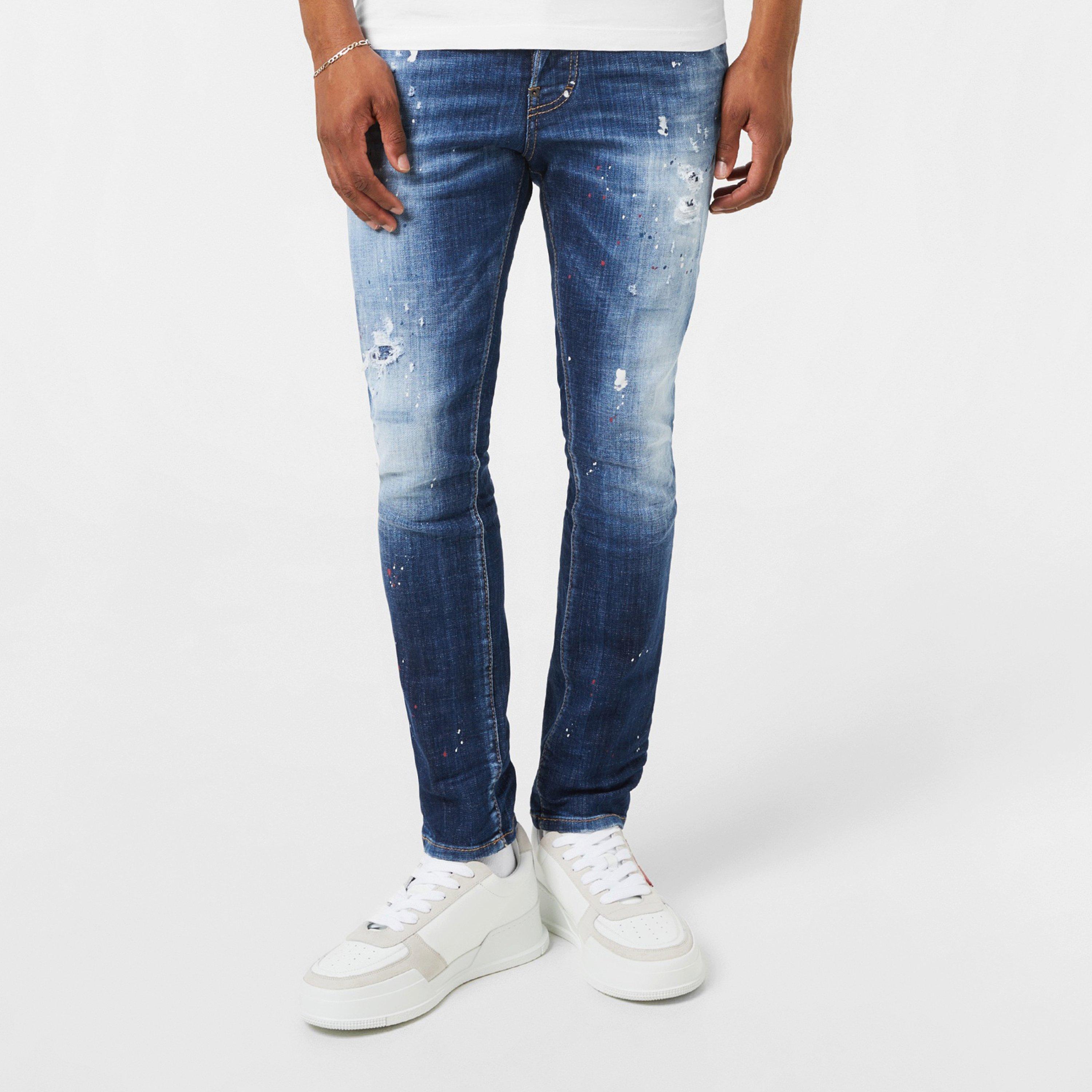 Navy - DSquared2 - Skater Jeans - 3
