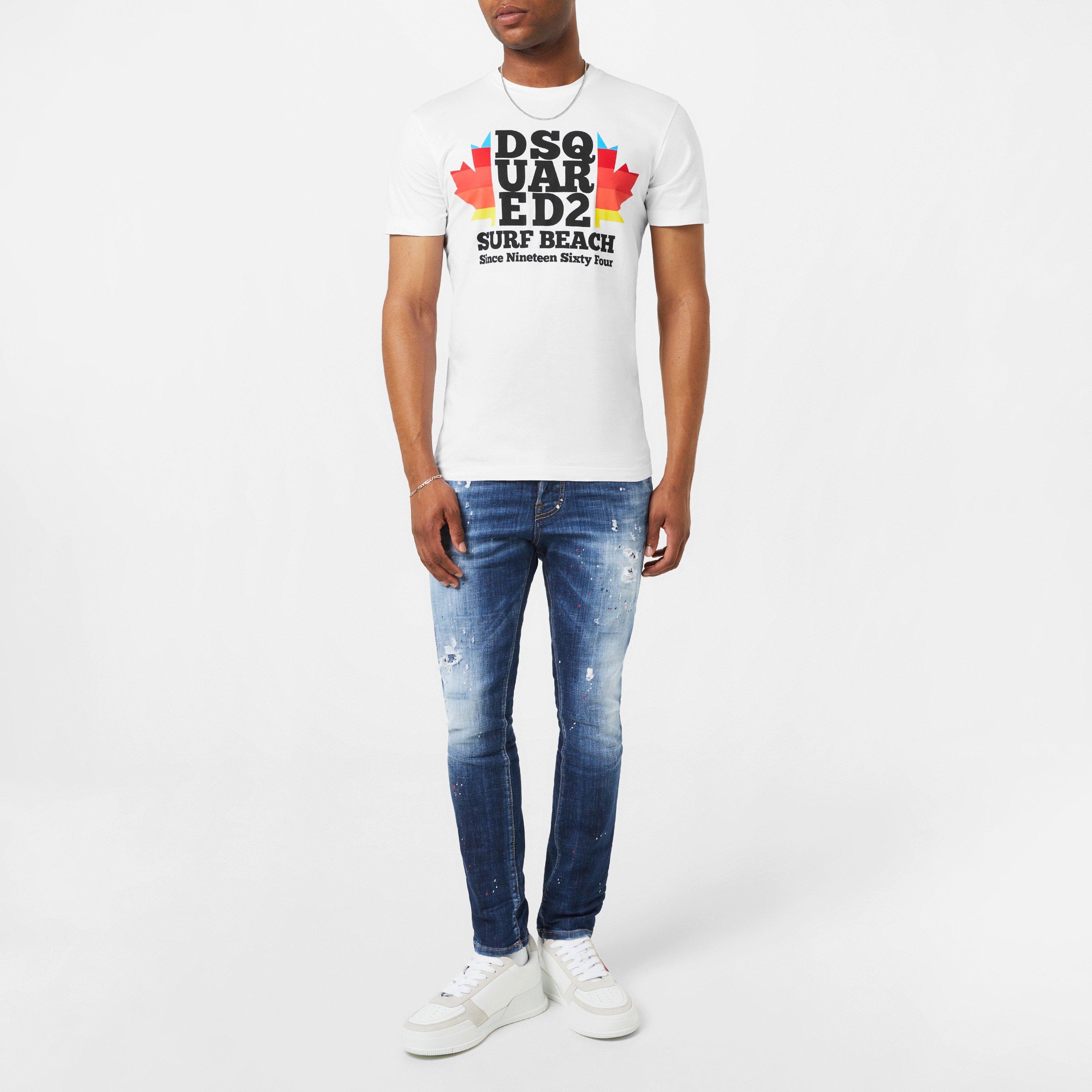 Navy - DSquared2 - Skater Jeans - 5