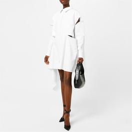 Alexander McQueen Slit Detail Shirt Dress