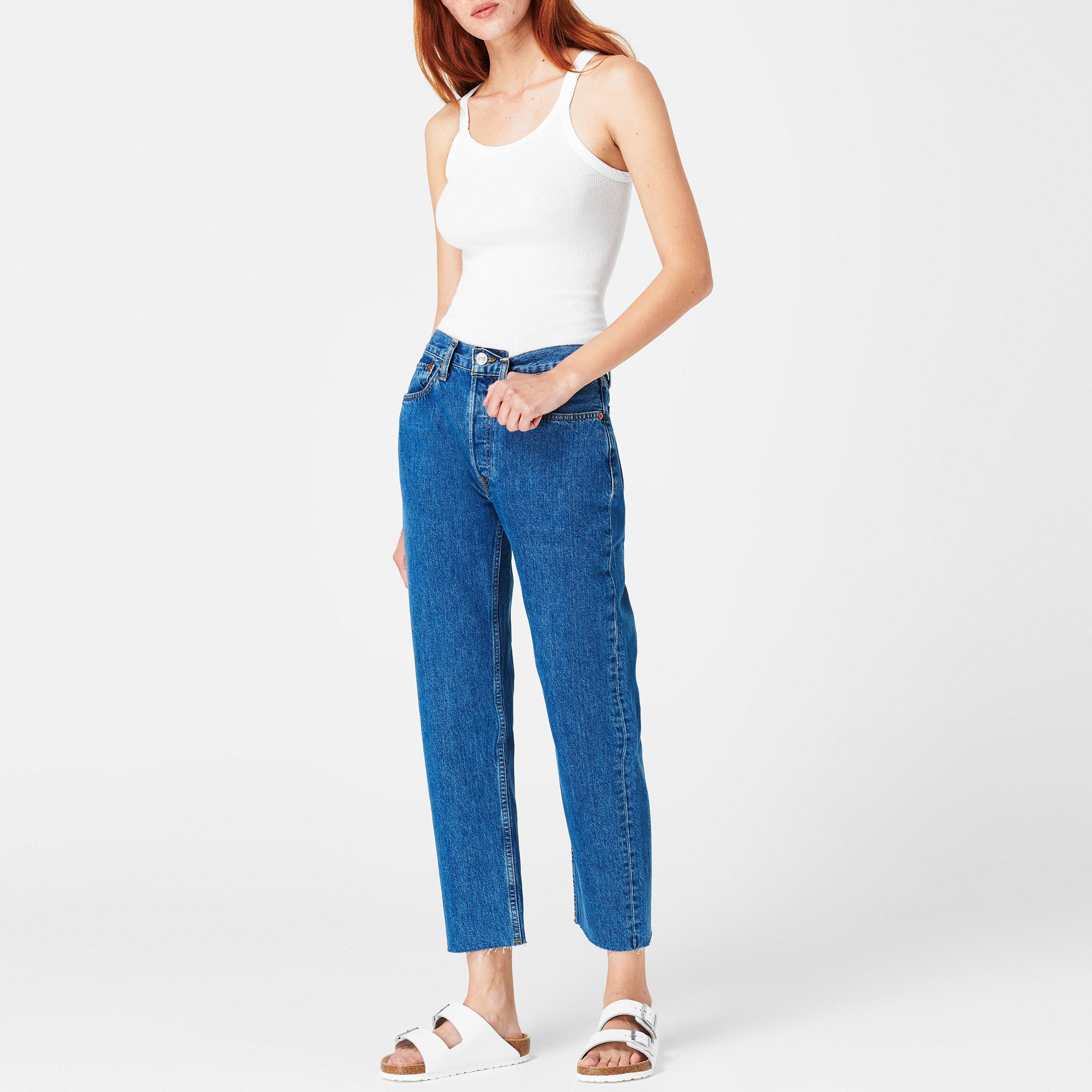 SAF - Redone - Women's Straight-Leg Stove Pipe Jeans - 2