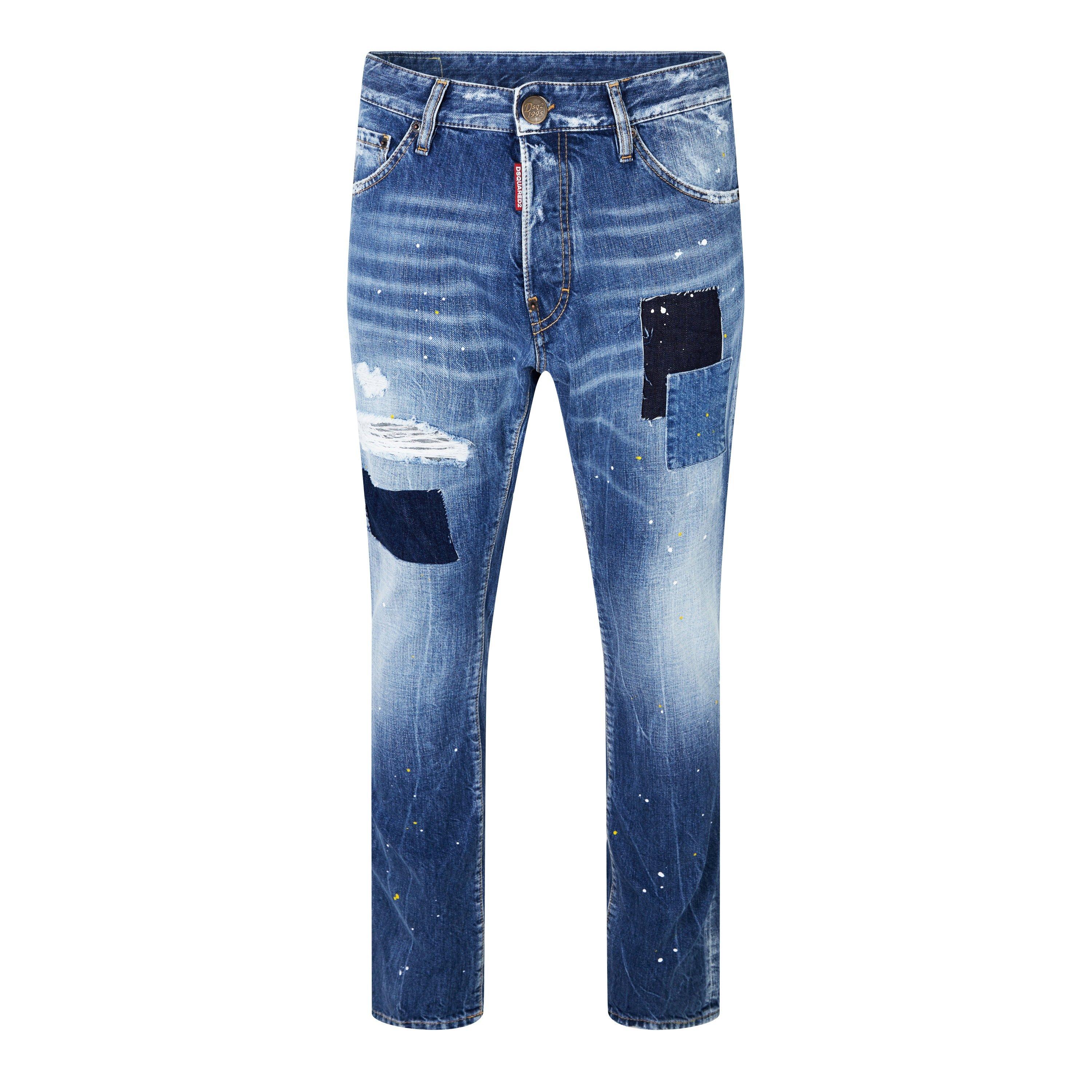 Navy - DSquared2 - Cg Multi Patch Jeans - 5