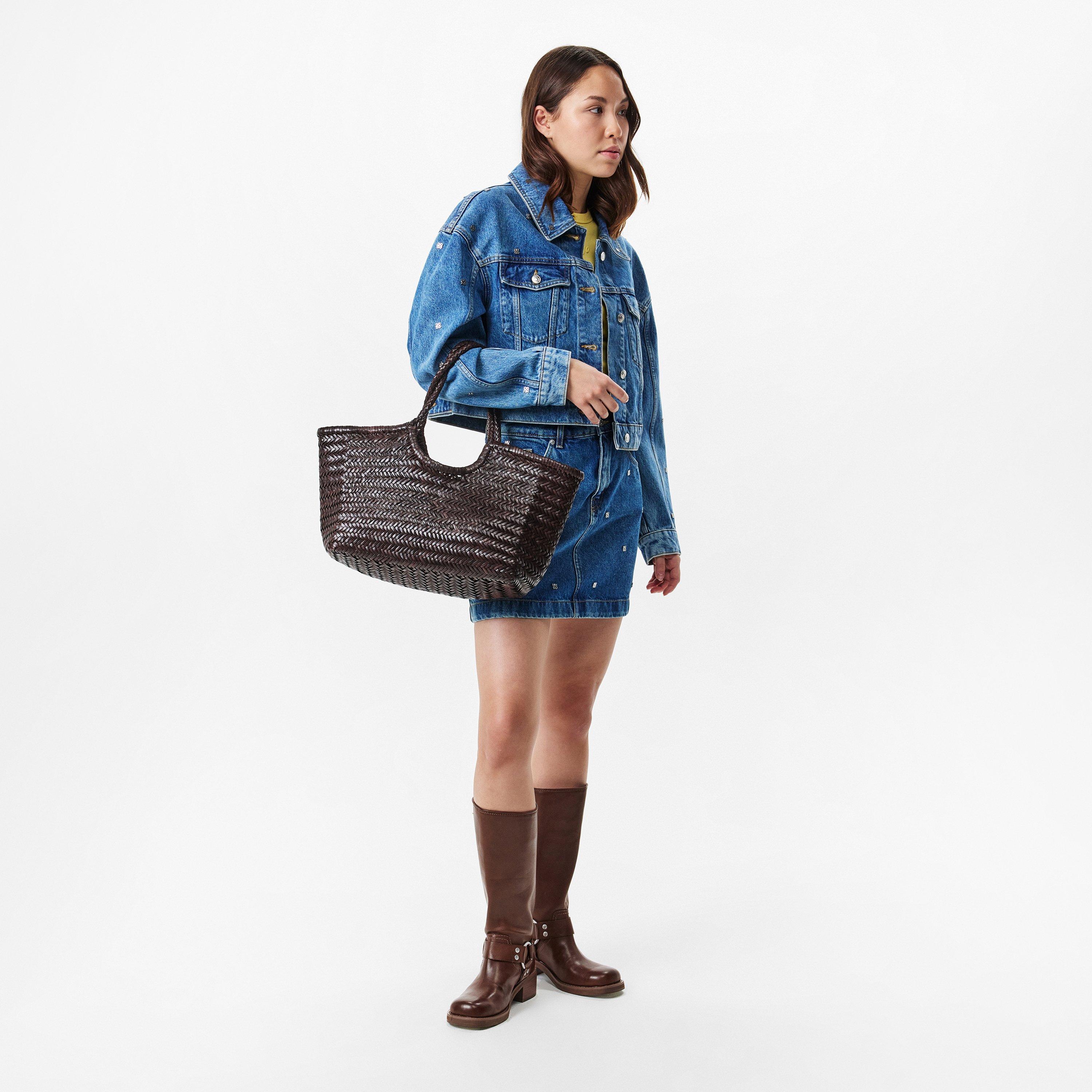 Medium Blue - Hugo - Women's Gebisi Long Sleeve Button Denim Jacket - 5