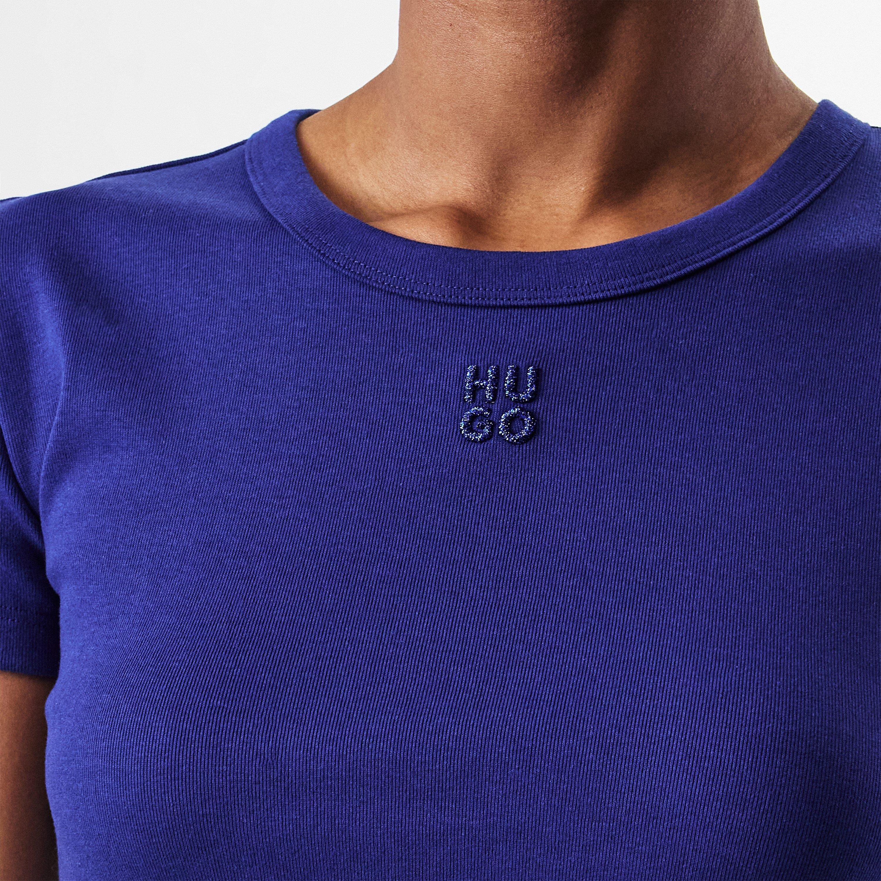 Dark Blue - Hugo - Women's Delanor Crop Top - 5