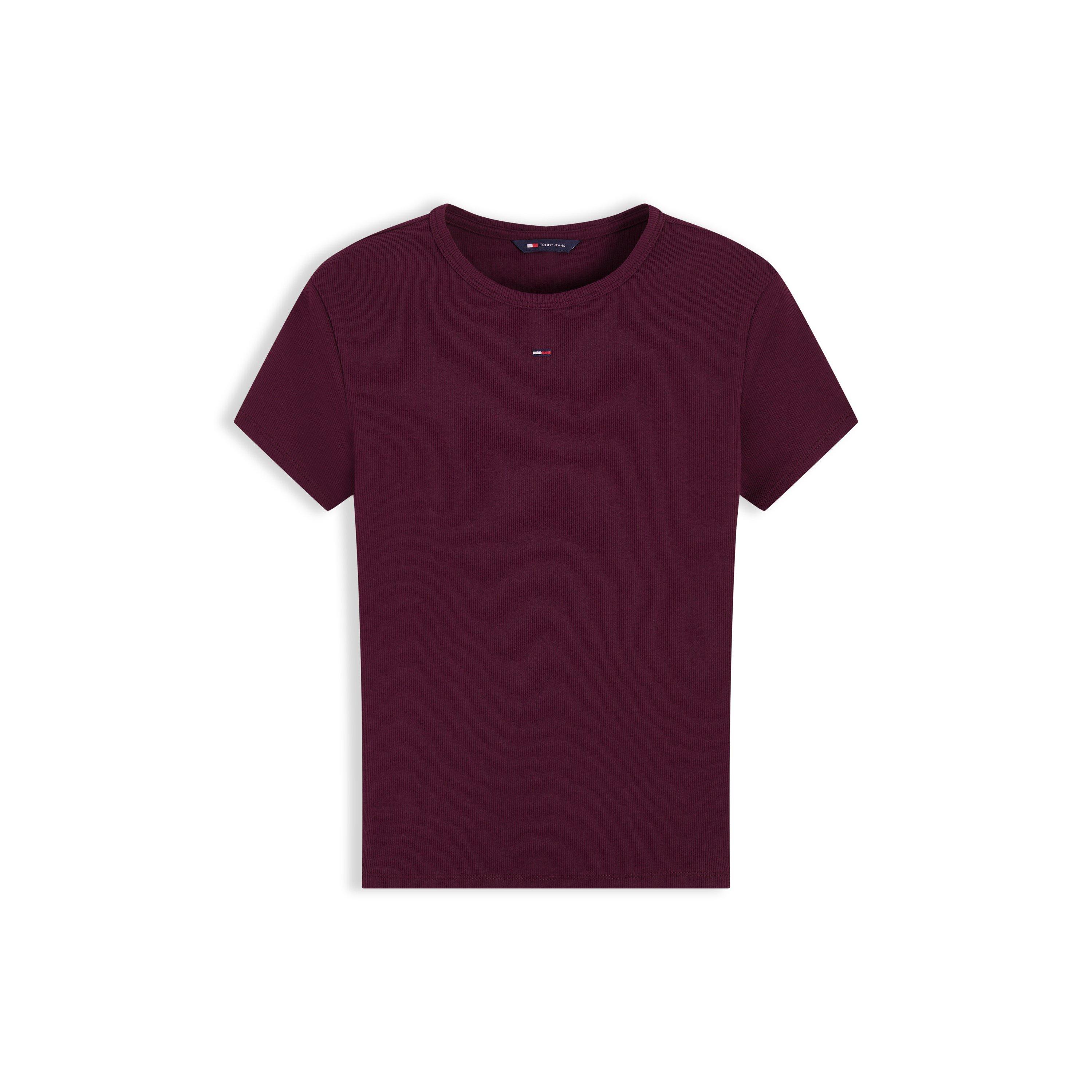 Short Sleeve Logo Ribbed T-Shirt
